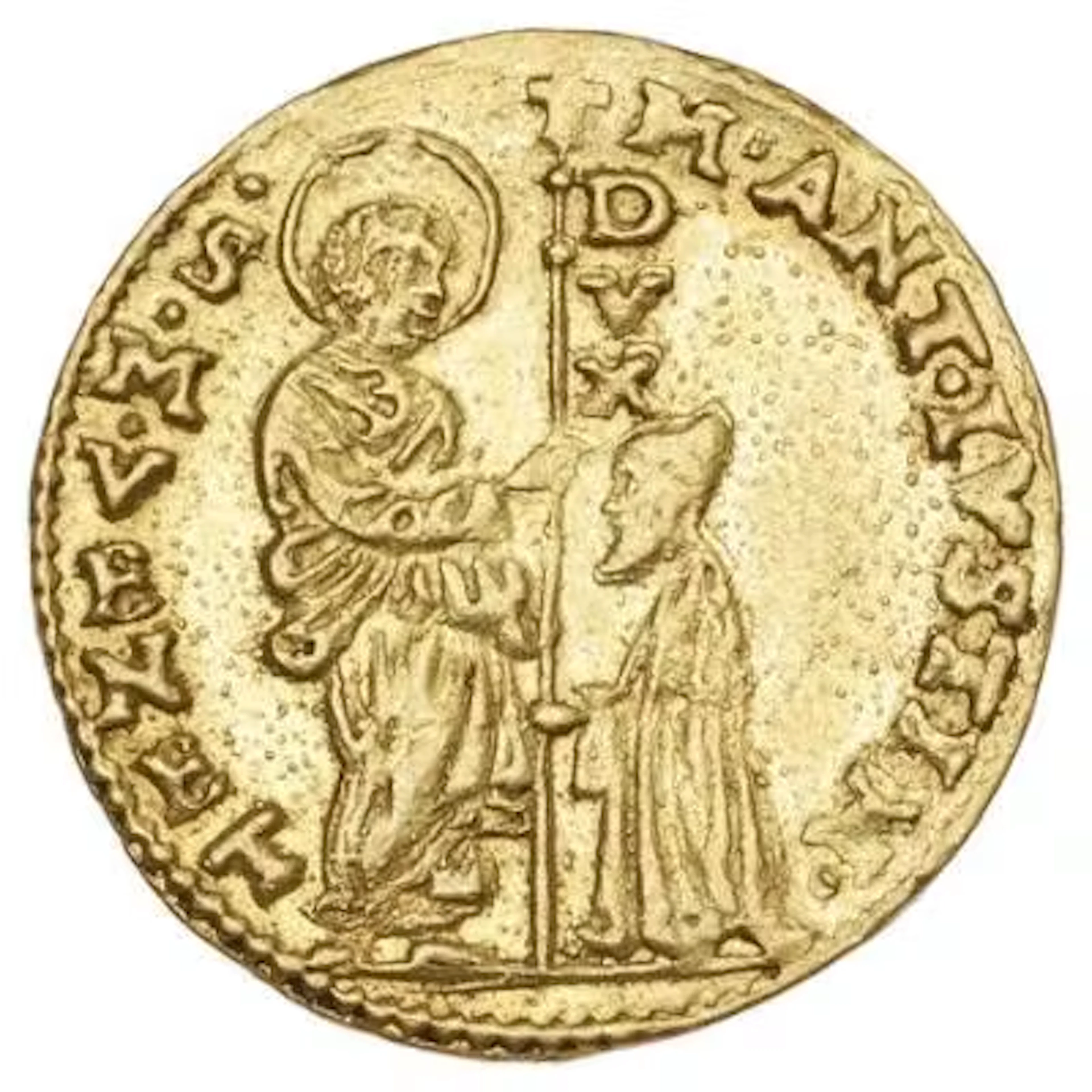 Italy, Venice, Marcantonio Giustinian, 1683-1688, Zechino nd, KM 385