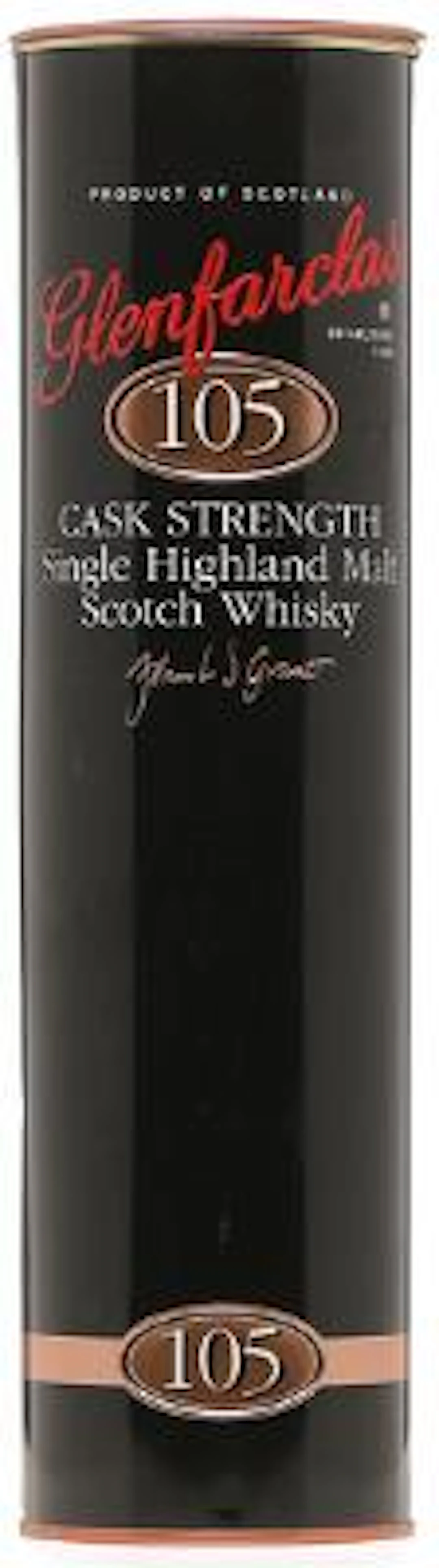 1 bt. Glenfarclas 105, Cask Strength 60%, Single Highland Malt Oc.