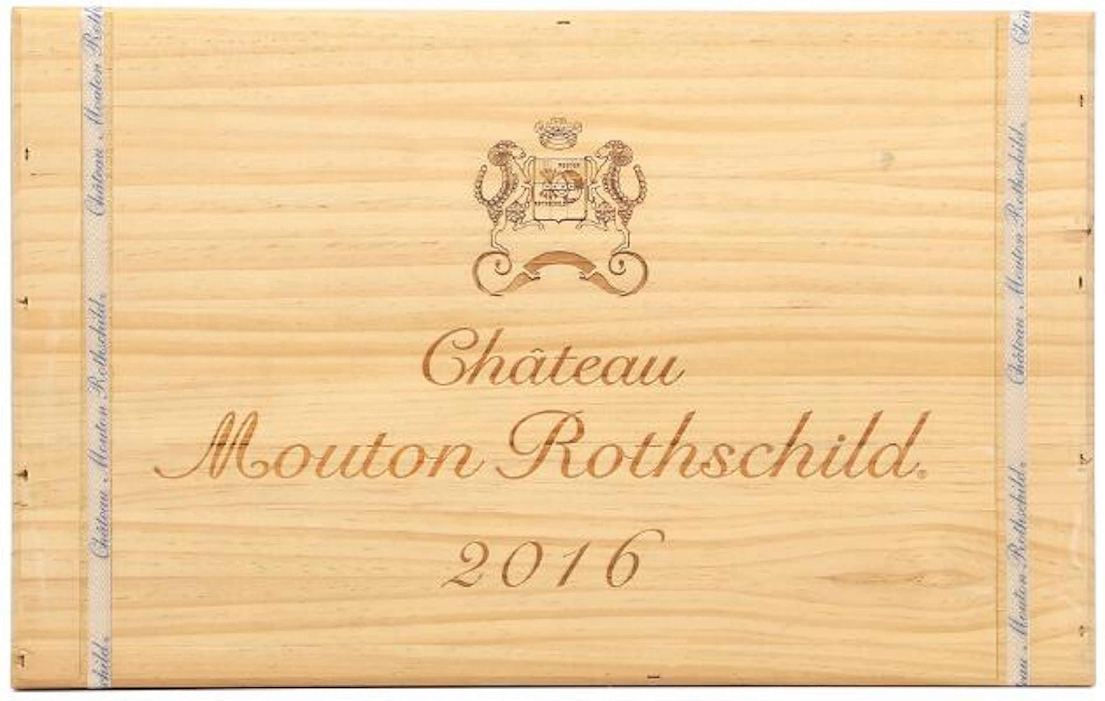 6 bts. Château Mouton Rothschild, Pauillac. 1. Cru Classé 2016 Owc.