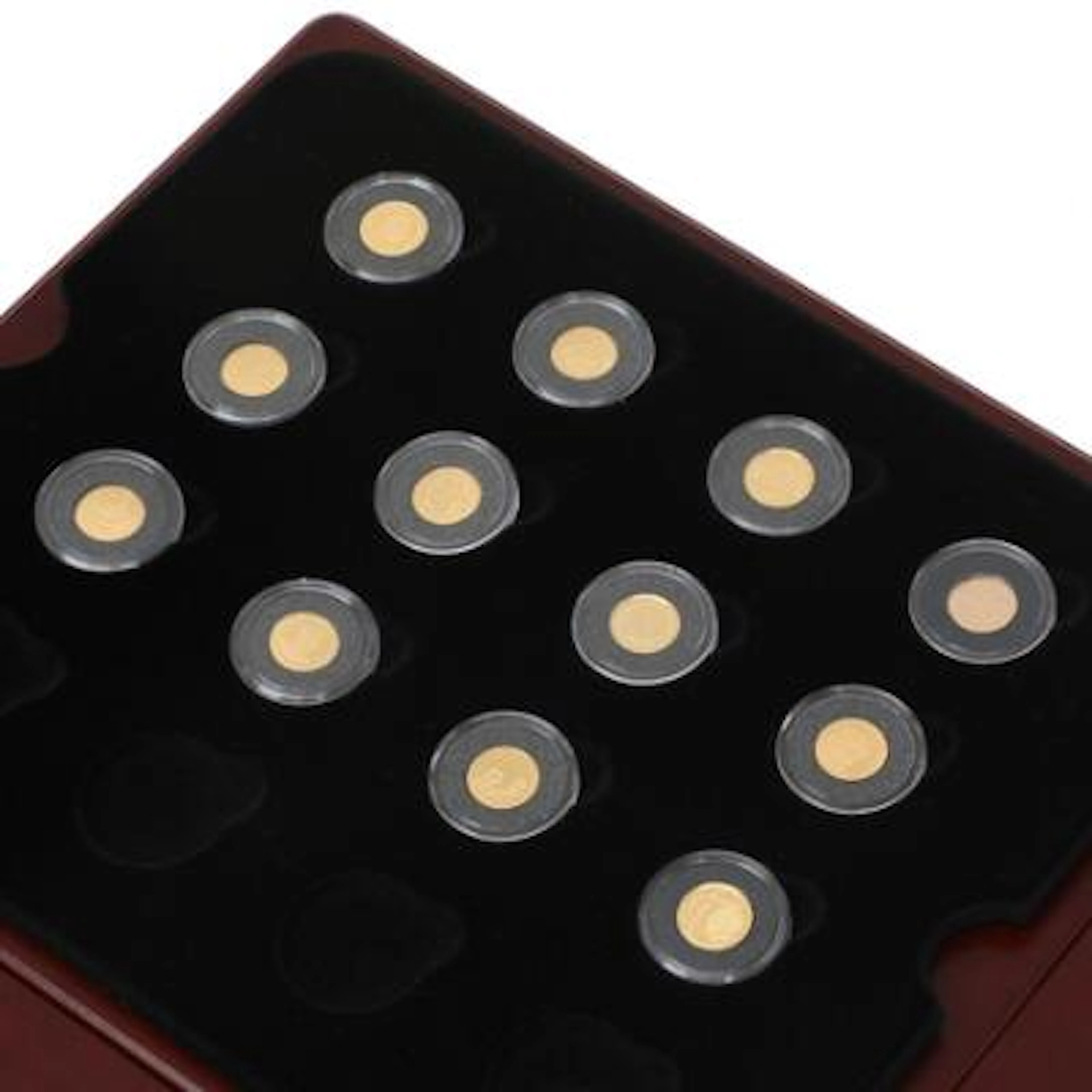 Collection "The World's Smallest Gold Coins", in total 12 pcs – Bruun