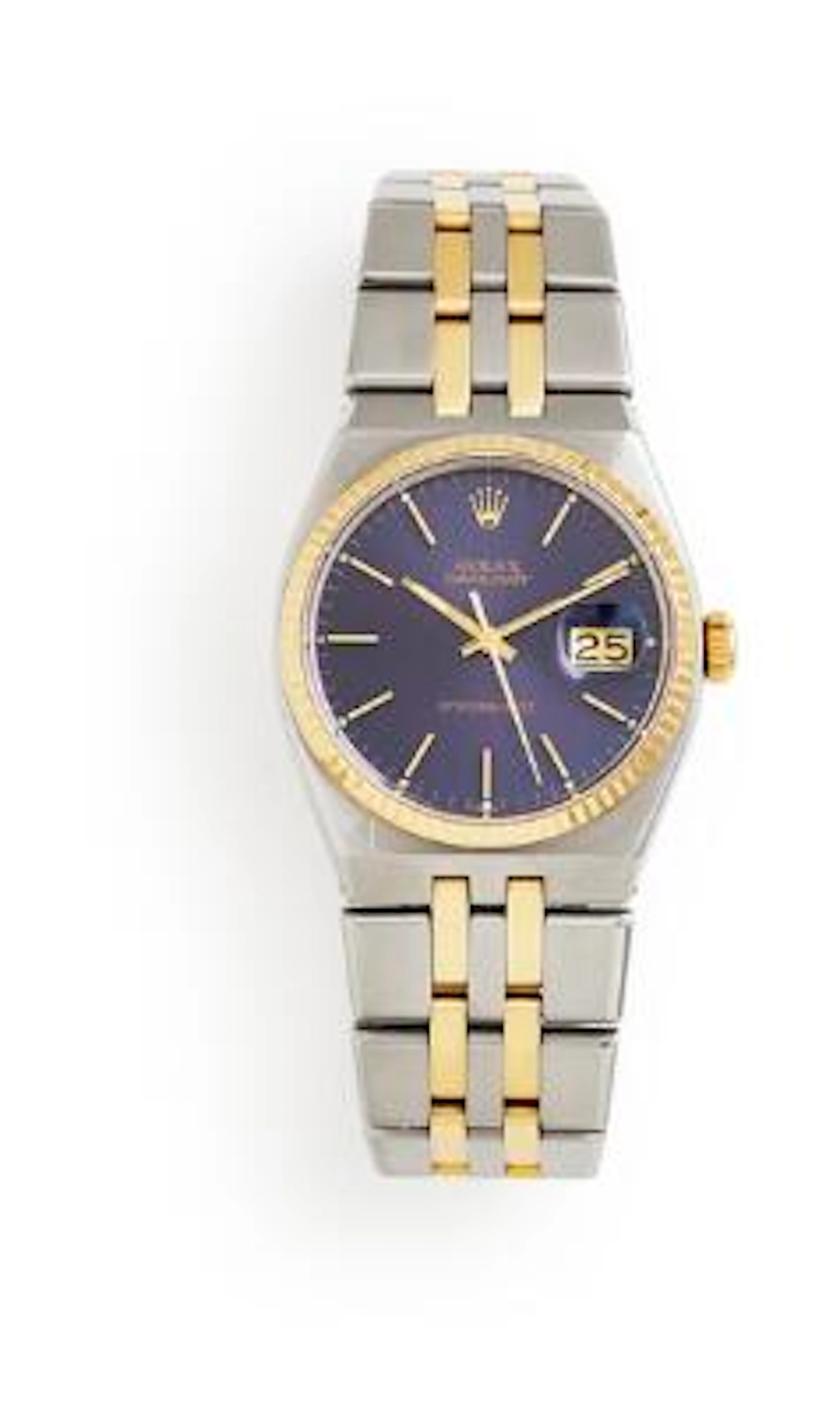 Rolex: Datejust Oysterquartz of 18k gold and steel, ref. 17013. Quartz