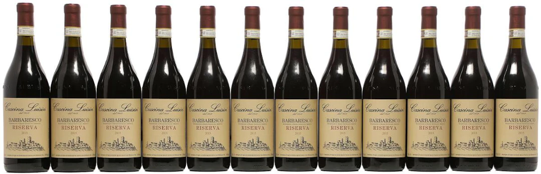 12 bts. Barbaresco "Riserva", Cascina Luisin 2015 A (hf/in). Oc. –
