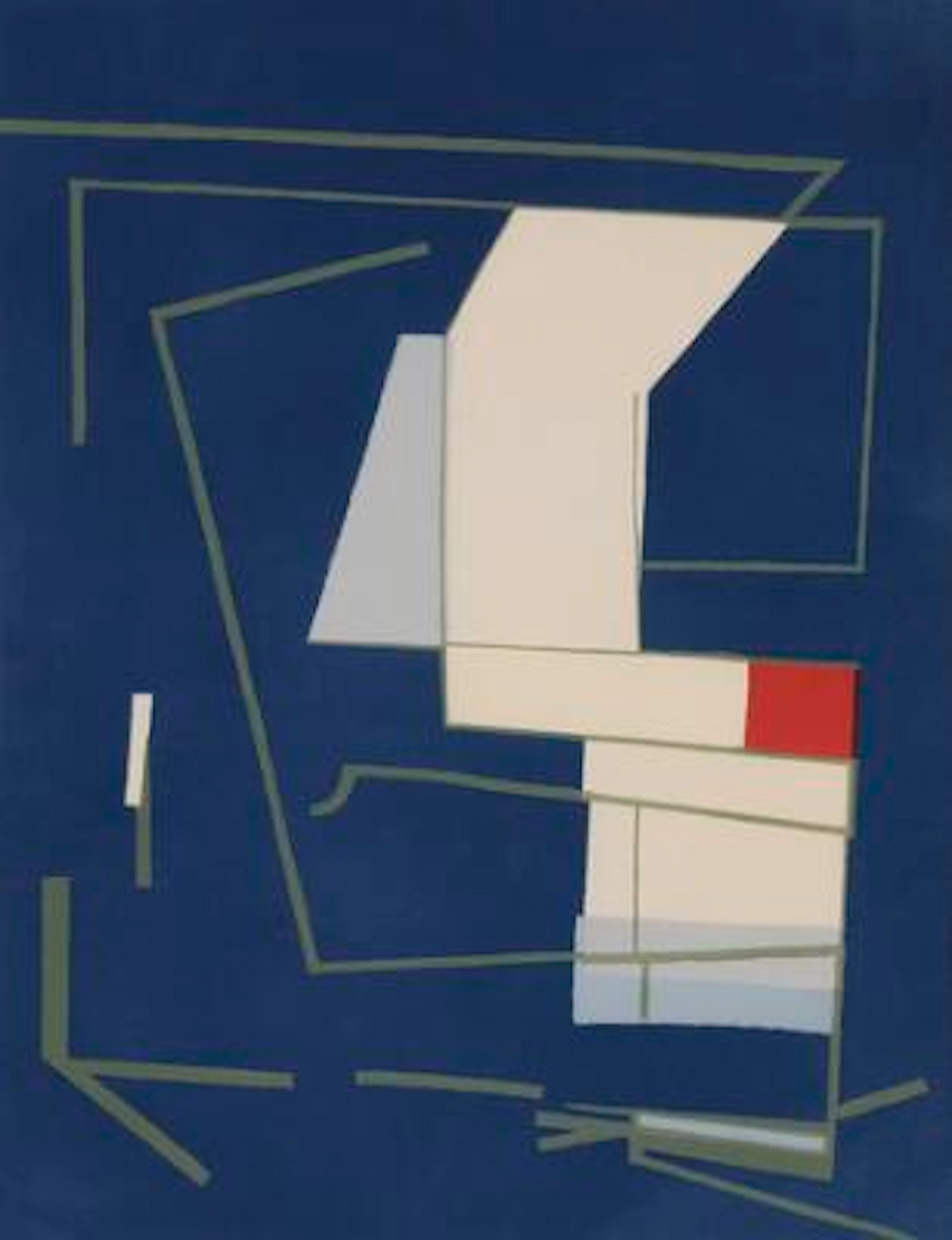 Richard Mortensen: Composition from the series “6 Lithographies Originales”.