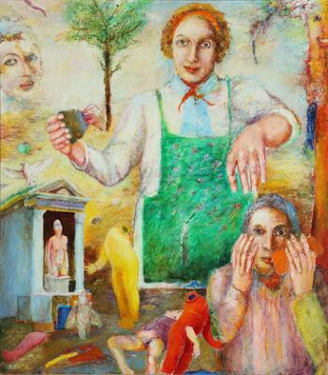 Hans Christian Rylander: "Blad af Cecils dagbog", 1974. Signed HCR;