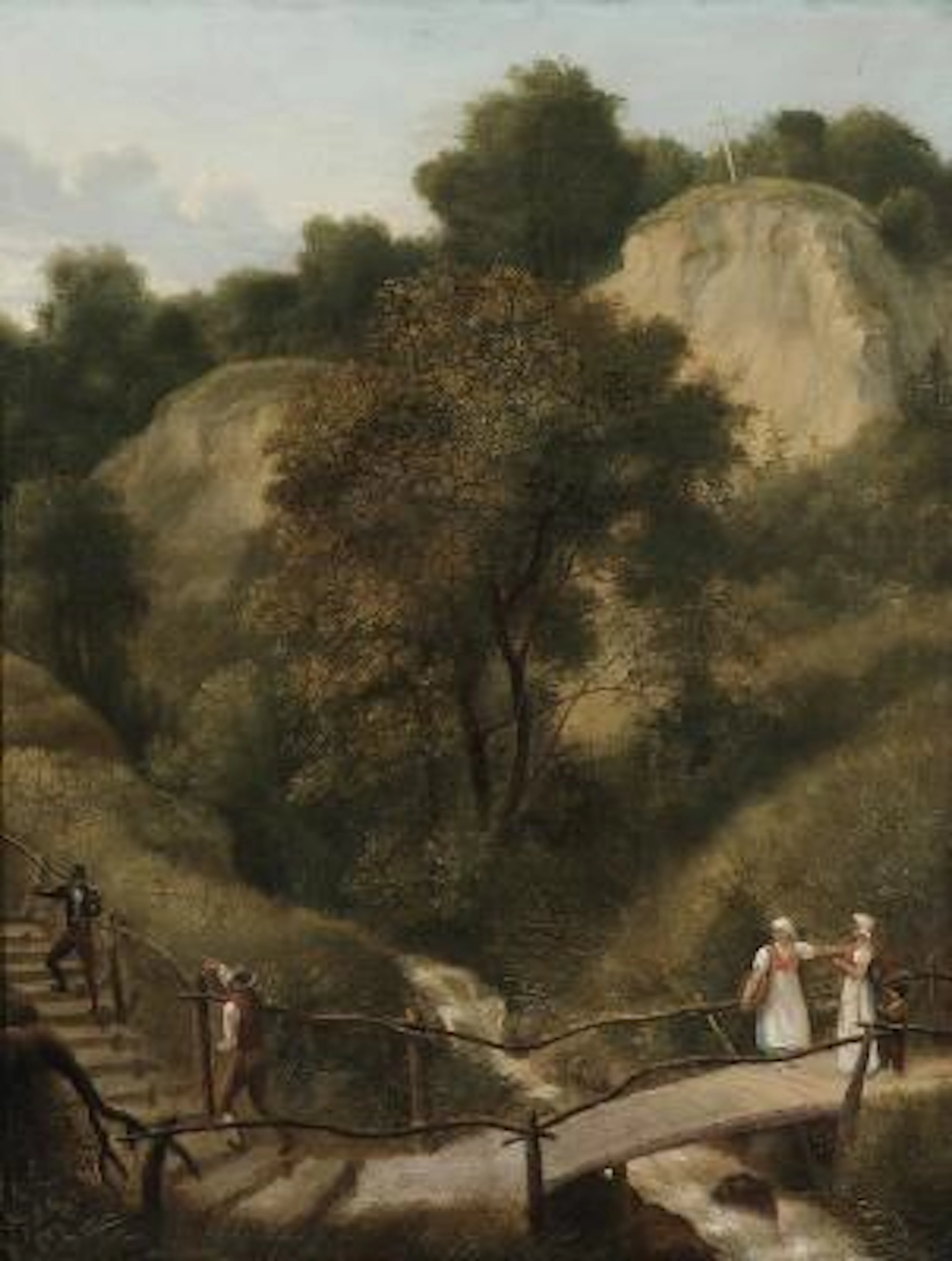 C. W. Eckersberg, after, 19th century: "Korsklinten ved Liselund på