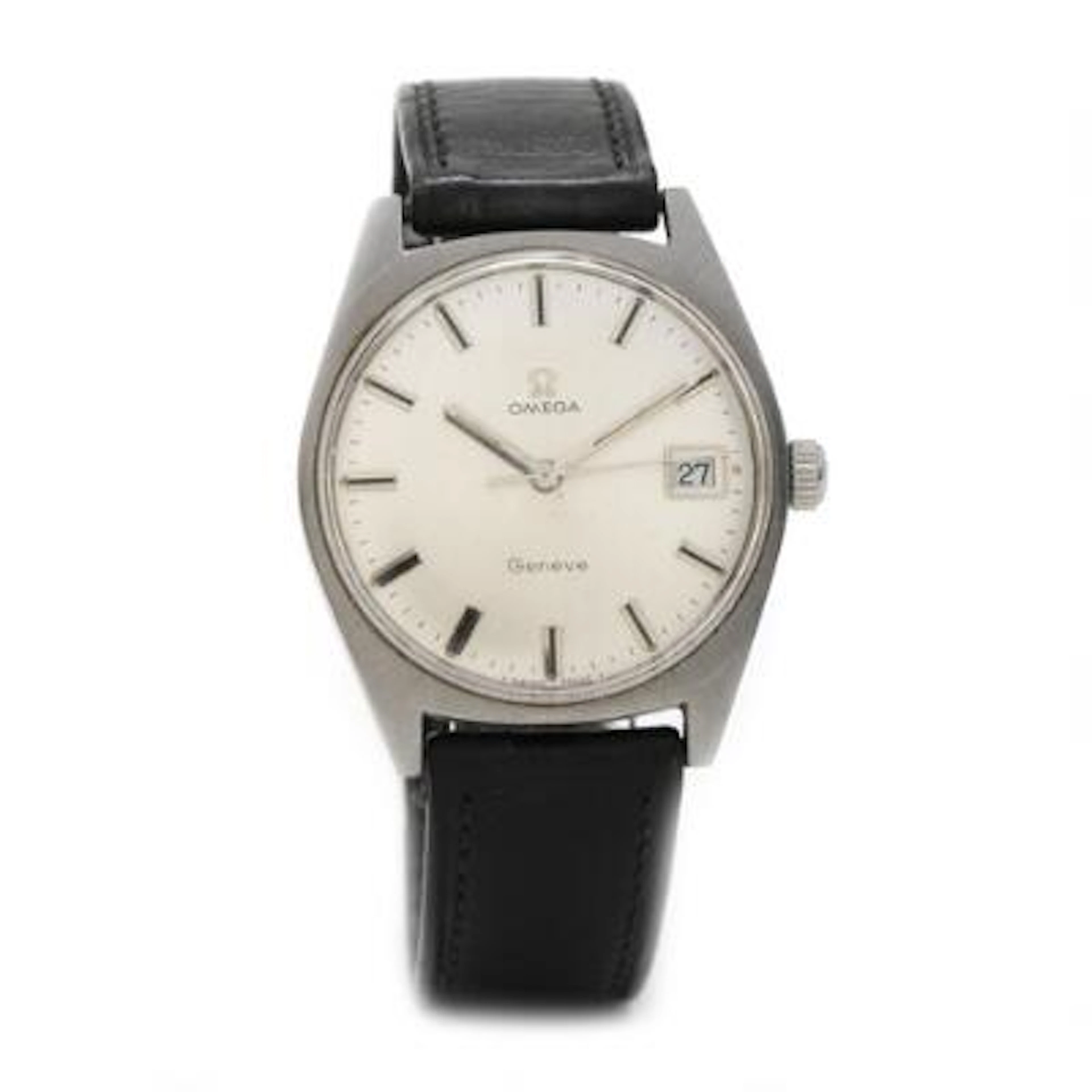 Omega: Wristwatch of steel, ref. 135/136.041. Mechanical movement
