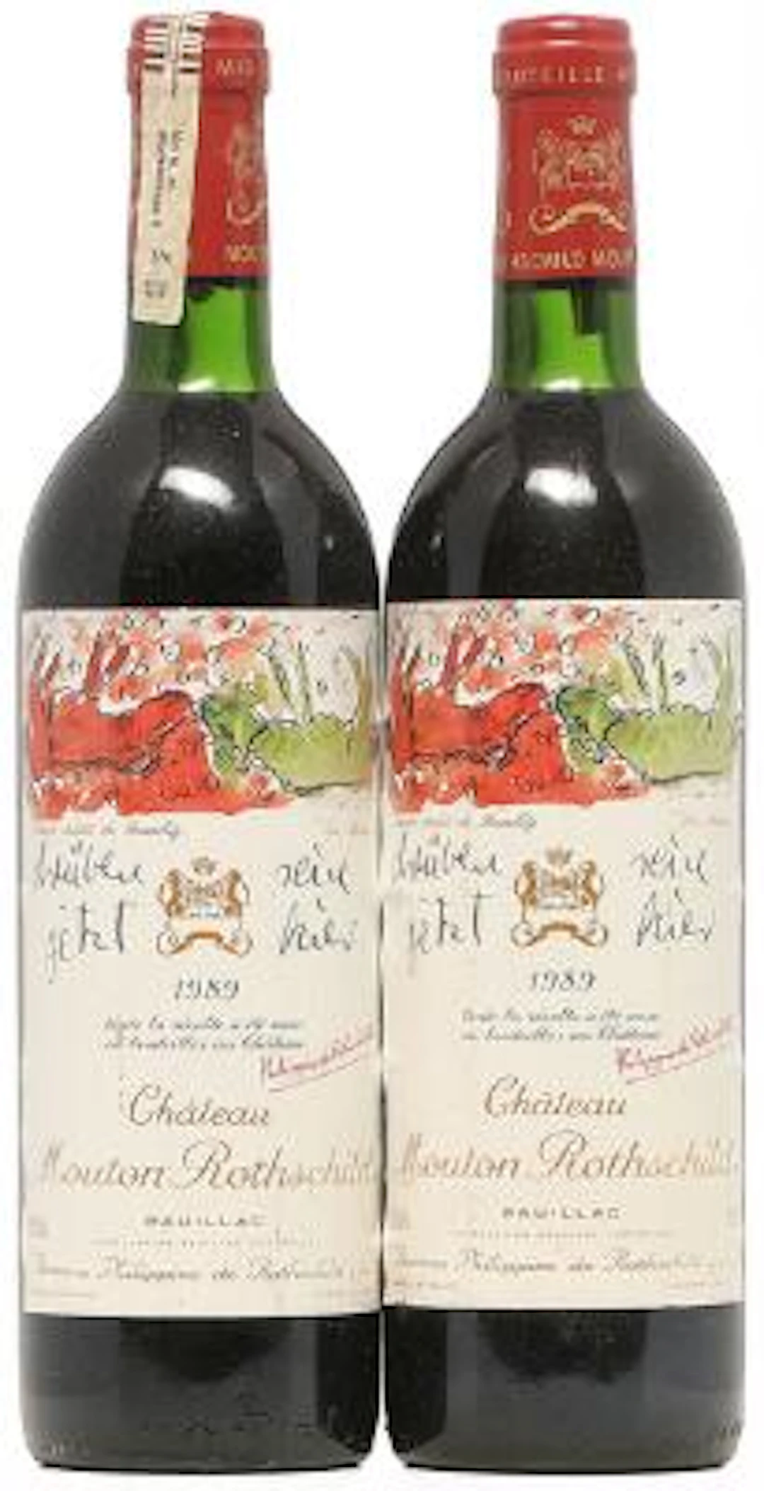 1 bt. Château Mouton Rothschild, Pauillac. 1. Cru Classé 1989 A-A/B