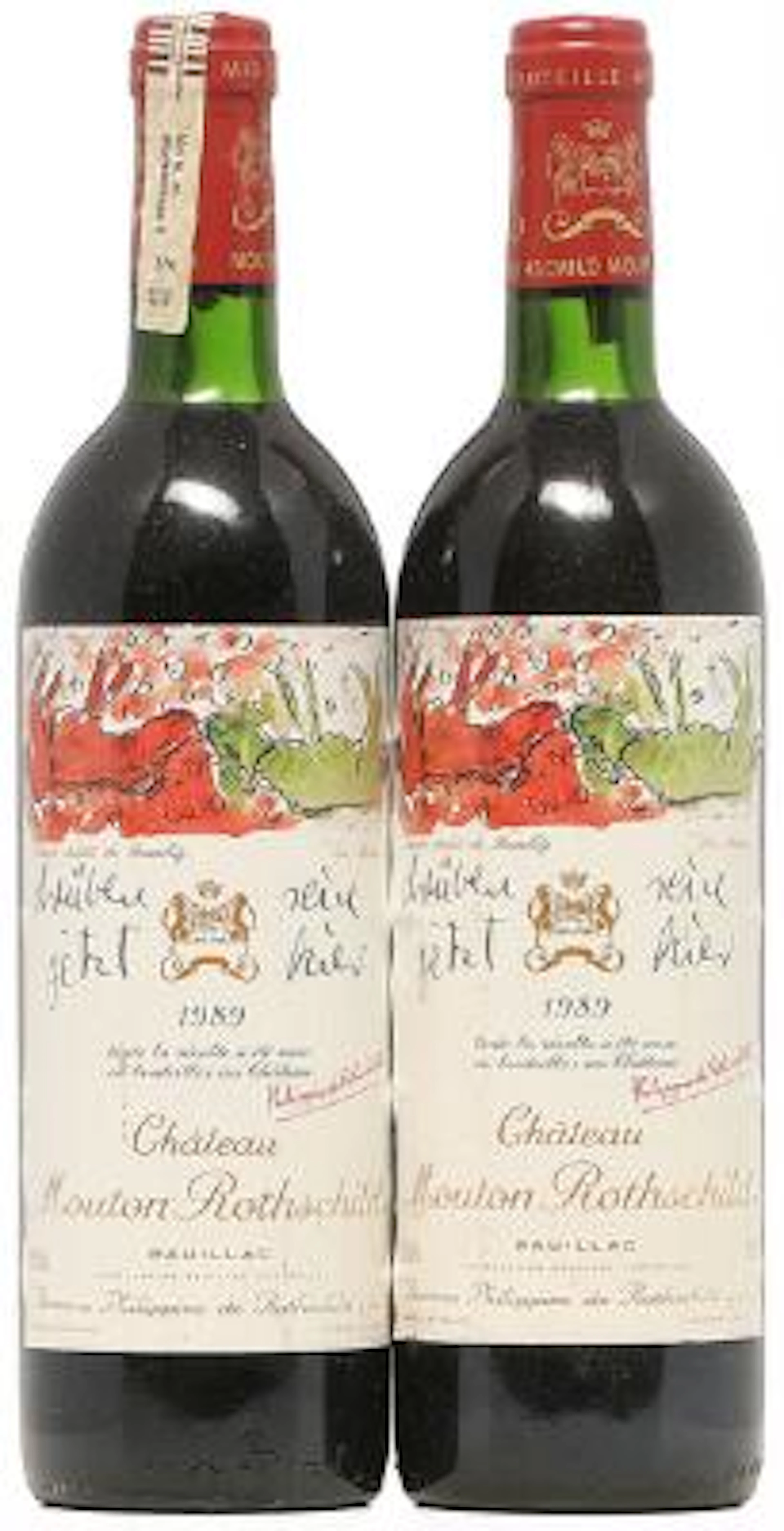 1 bt. Château Mouton Rothschild, Pauillac. 1. Cru Classé 1989 A-A/B