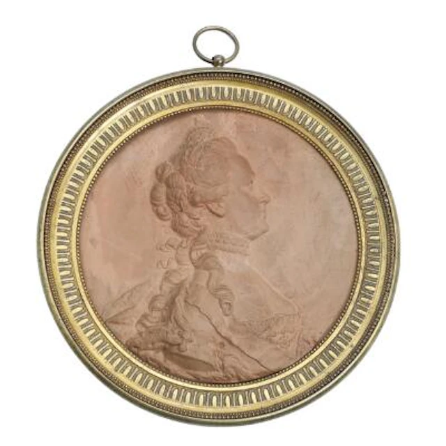 Terracotta plaque with wax seal on the reverse. Late 18th century.