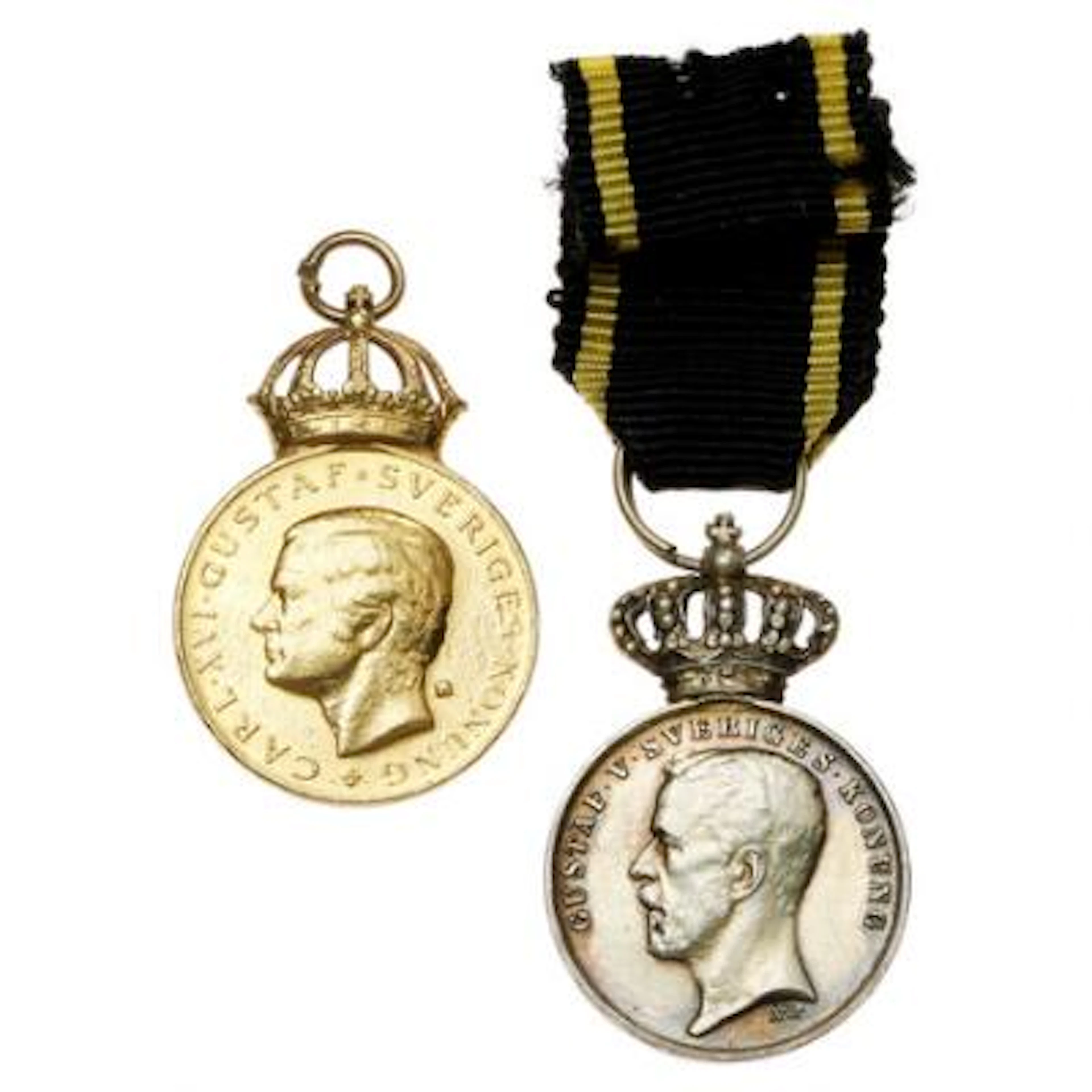 Sweden, Carl XVI Gustaf, miniature from the Royal Patriotic Society