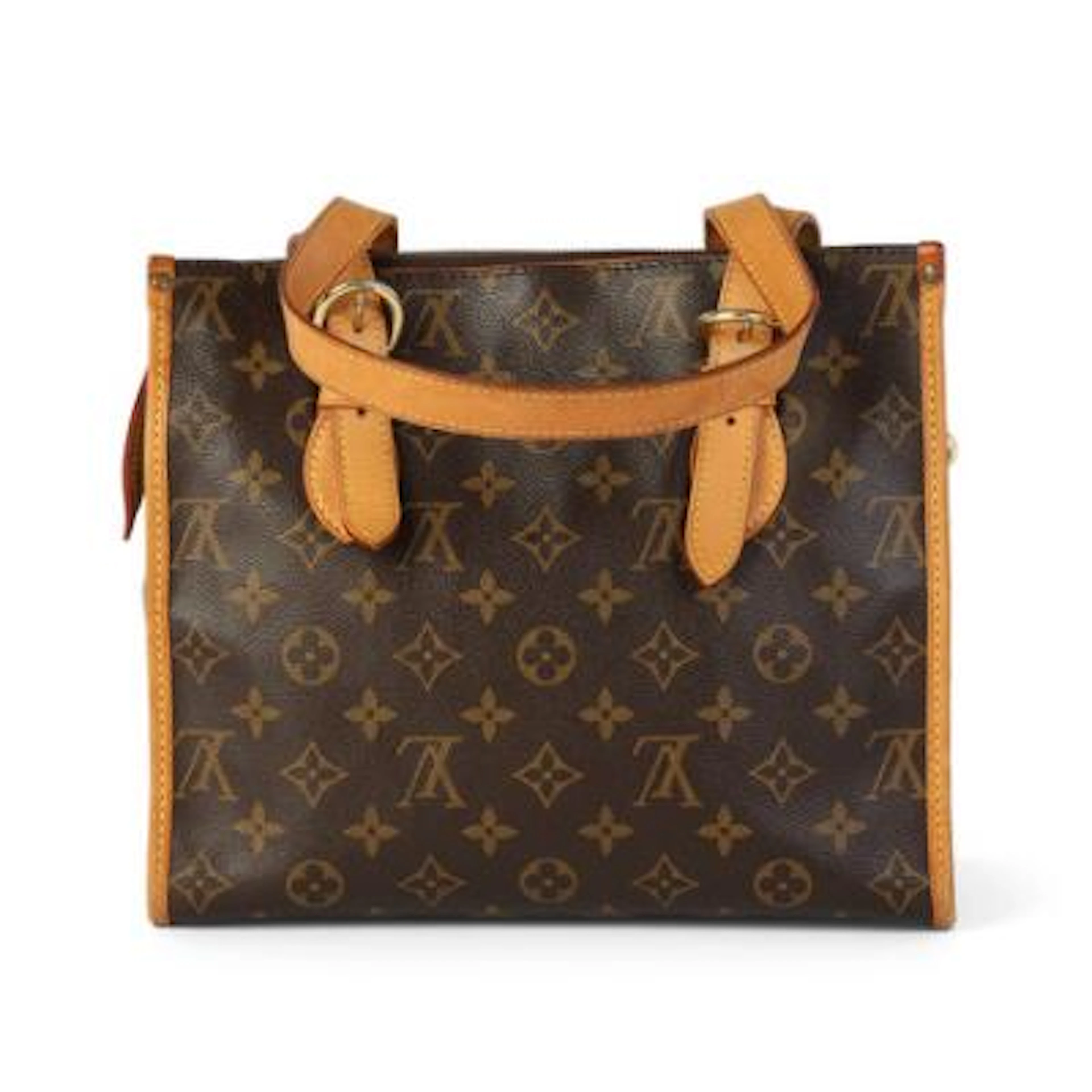 Louis Vuitton: A "Popincourt Haut" bag of brown monogram canvas with
