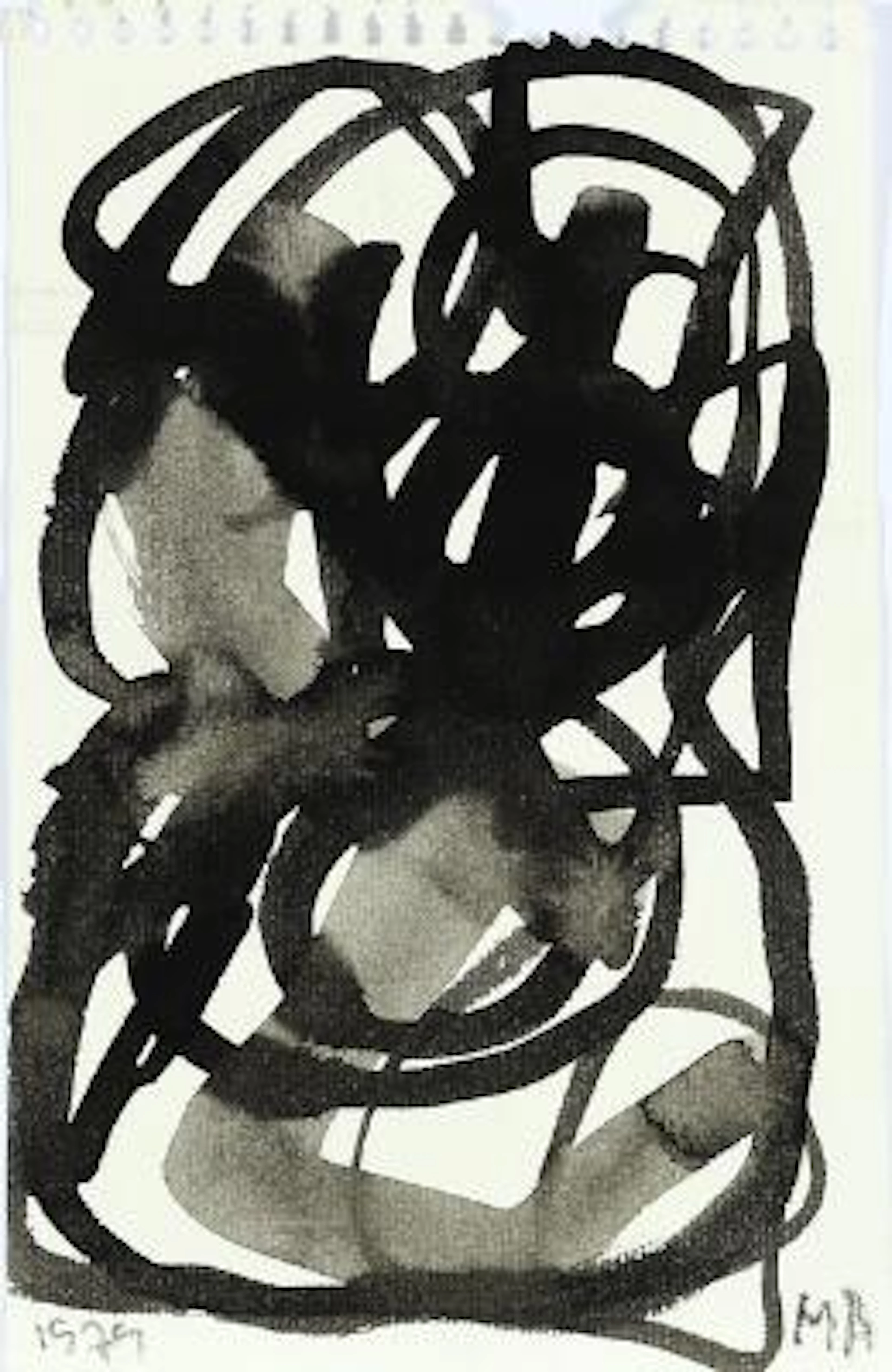 Mogens Andersen: Six compositions. Four signed. Ink and gouache on