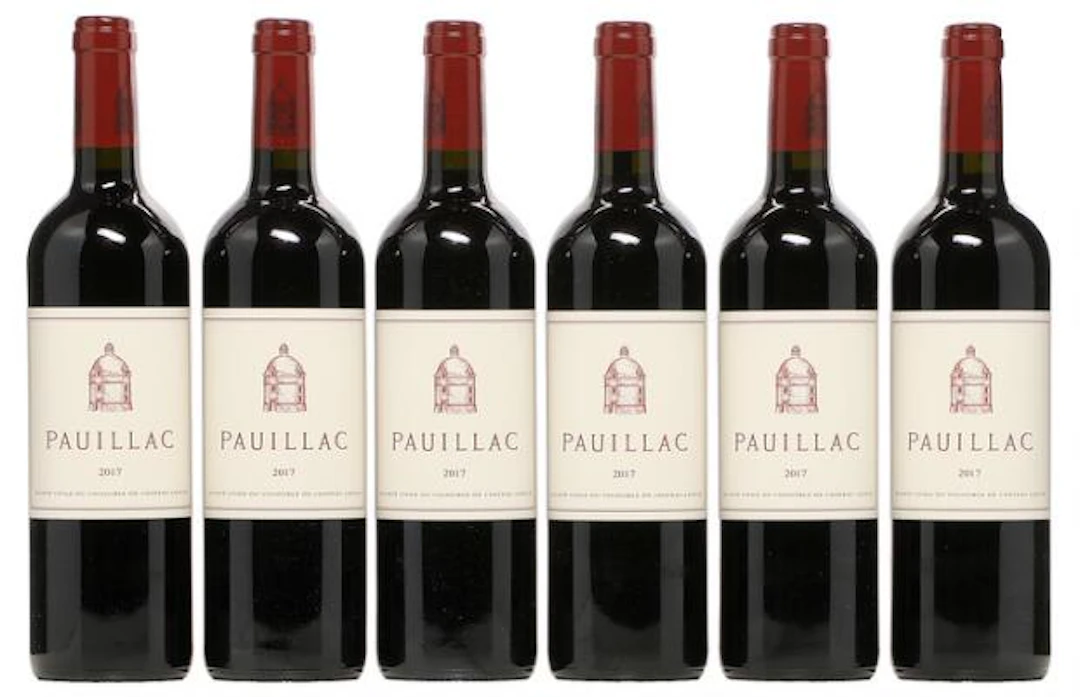 6 bts. Pauillac de Château Latour, Chateau Latour, Pauillac 2017 A
