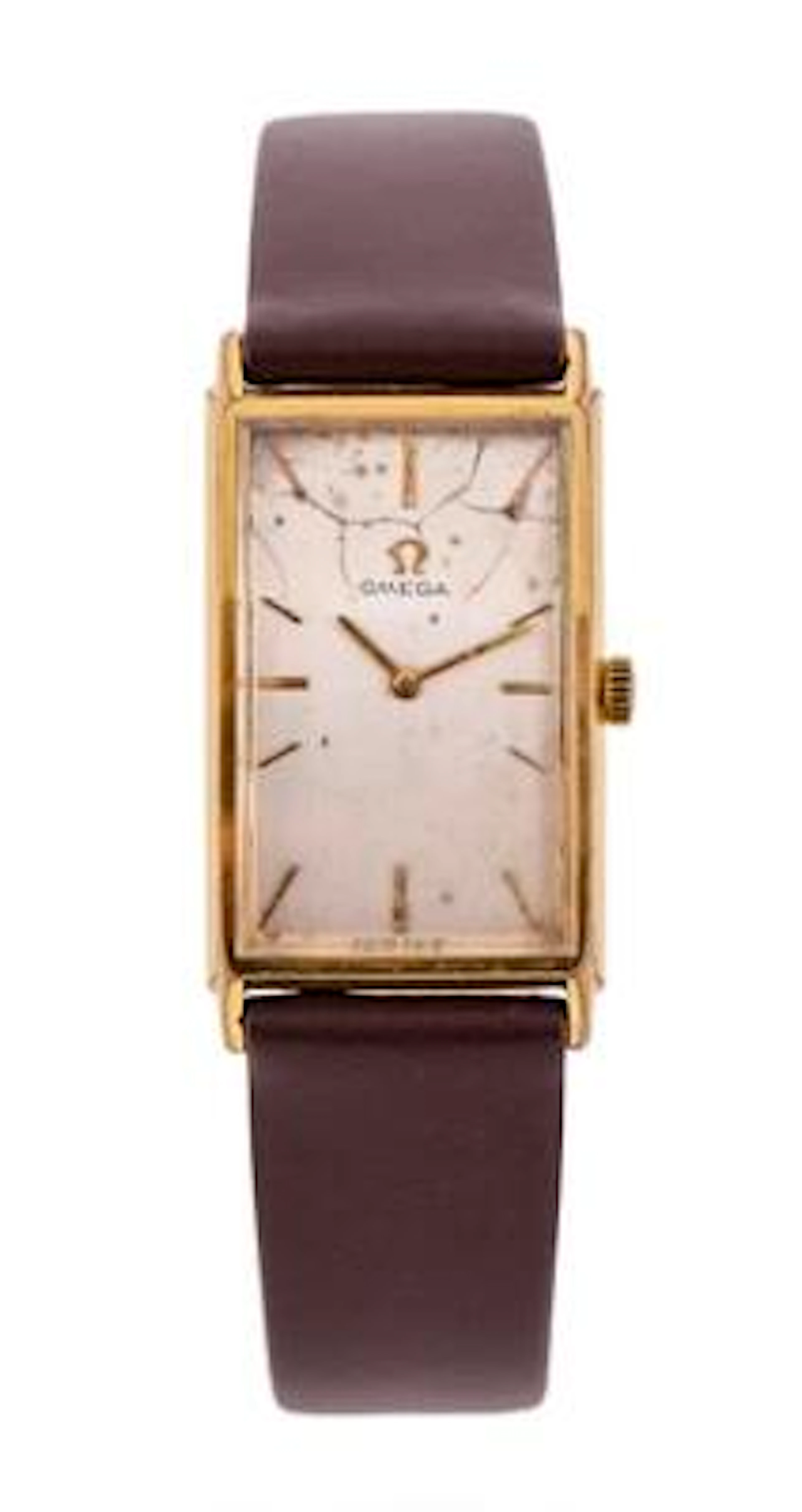Omega: Cintree of 20 micron gold-plated, ref. 111.016. Mechanical