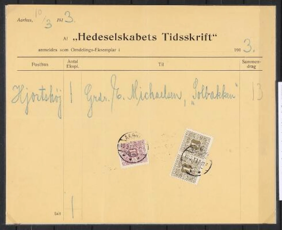 Newspaper. 1907. 1 Øre, olive (2) and 10 Øre, violet, all perf. 12