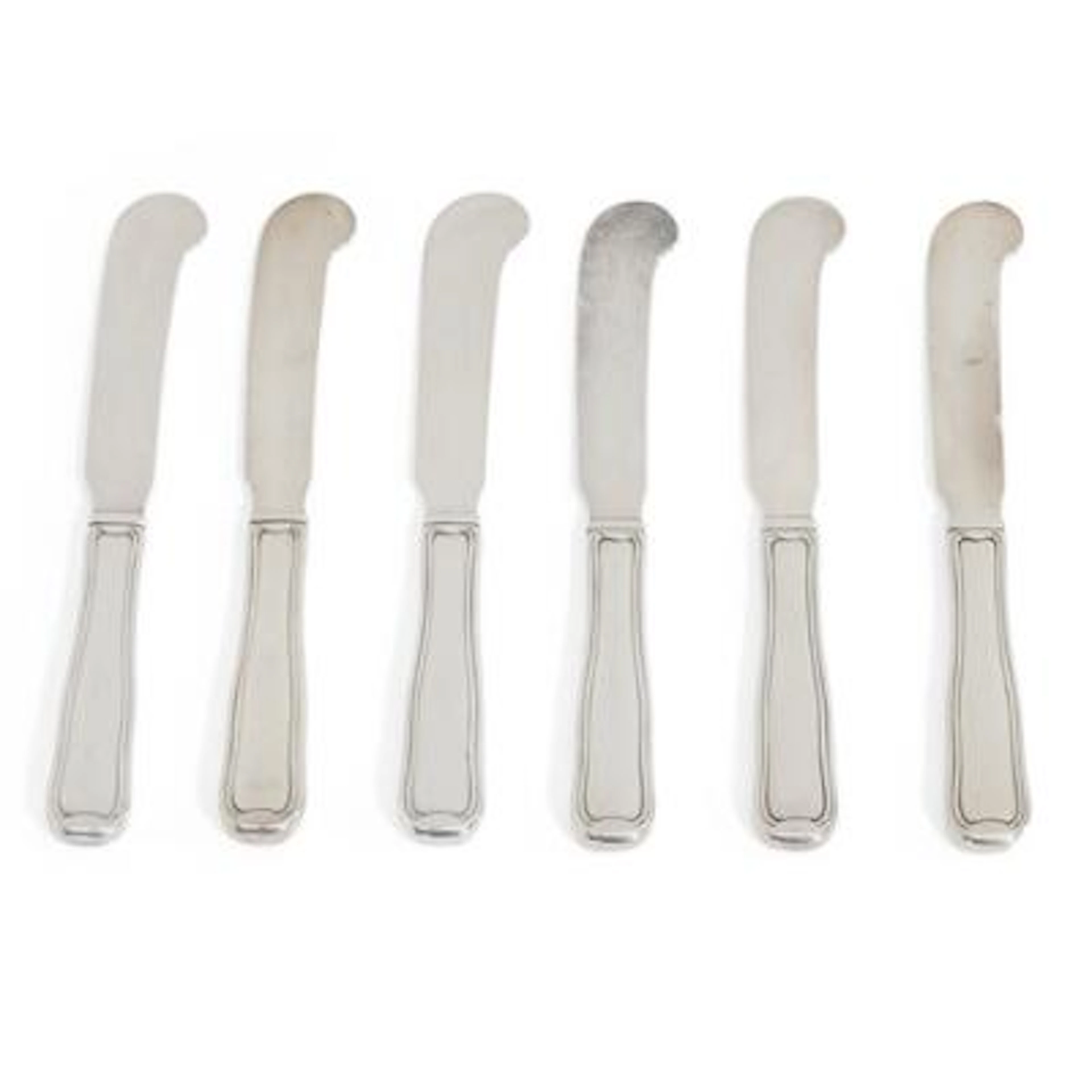 Harald Nielsen: "Old Danish". Sterling silver butter knives. Georg