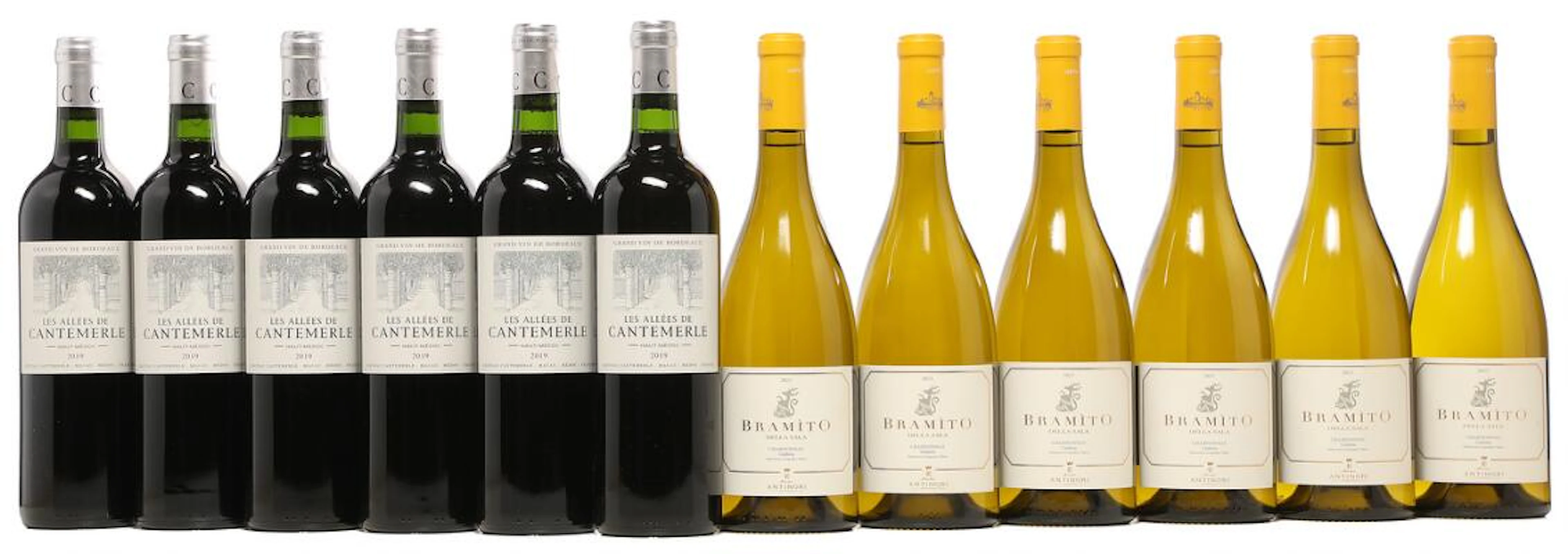 6 bts. Les Allées de Cantemerle, 2wine Ch. Cantemerle 2019 A (hf/in).