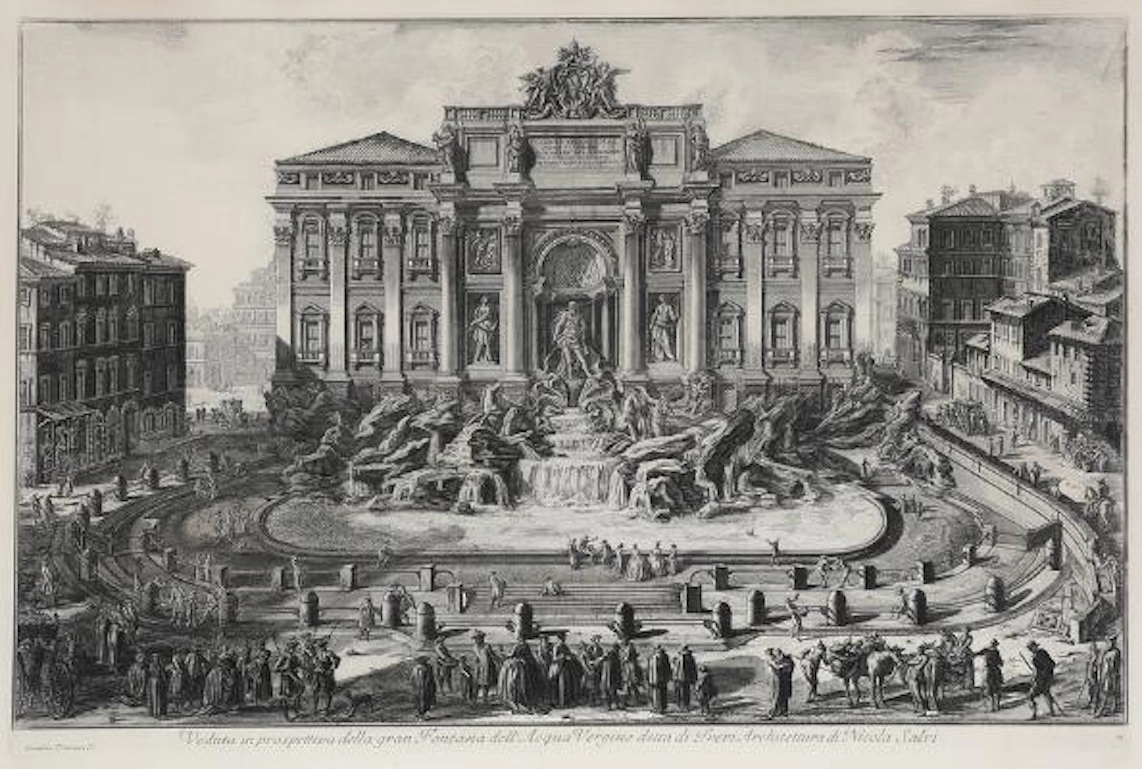 Giovanni Battista Piranesi, 19th century: "Veduta in prospettiva della