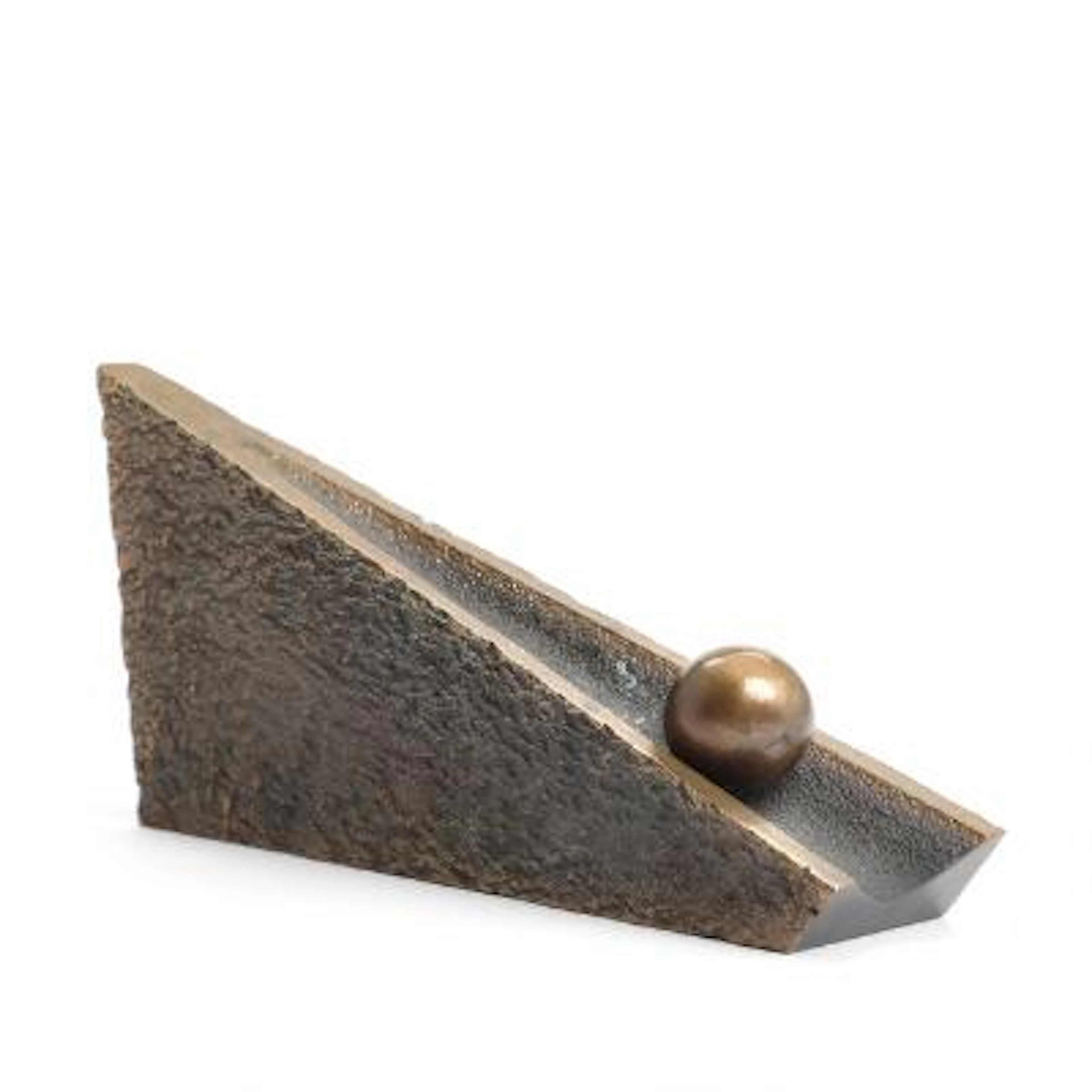 Carsten Hansen: Untitled. Signed CH, 4/4. Partially polished bronze.