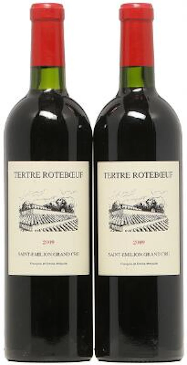 2 bts. Château Le Tertre-Roteboeuf, Saint-Émilion Grand Cru 2009 A