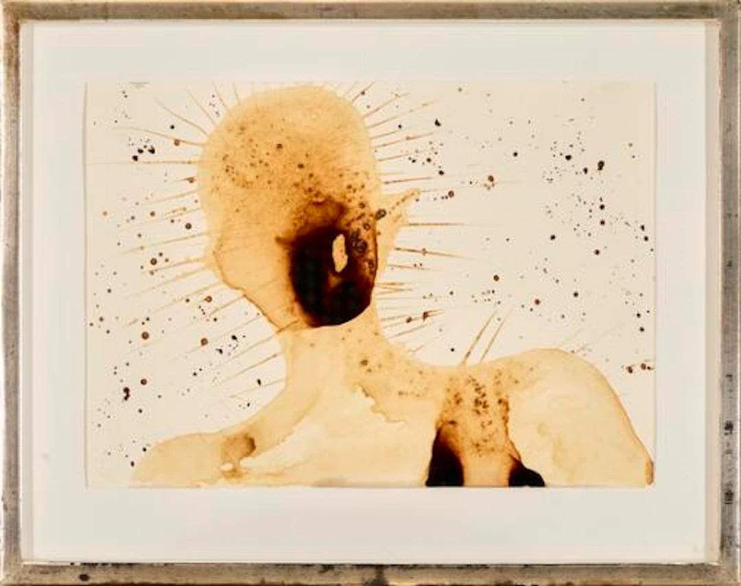 Antony Gormley: ”Nerves into space”. Signed on the reverse Antony