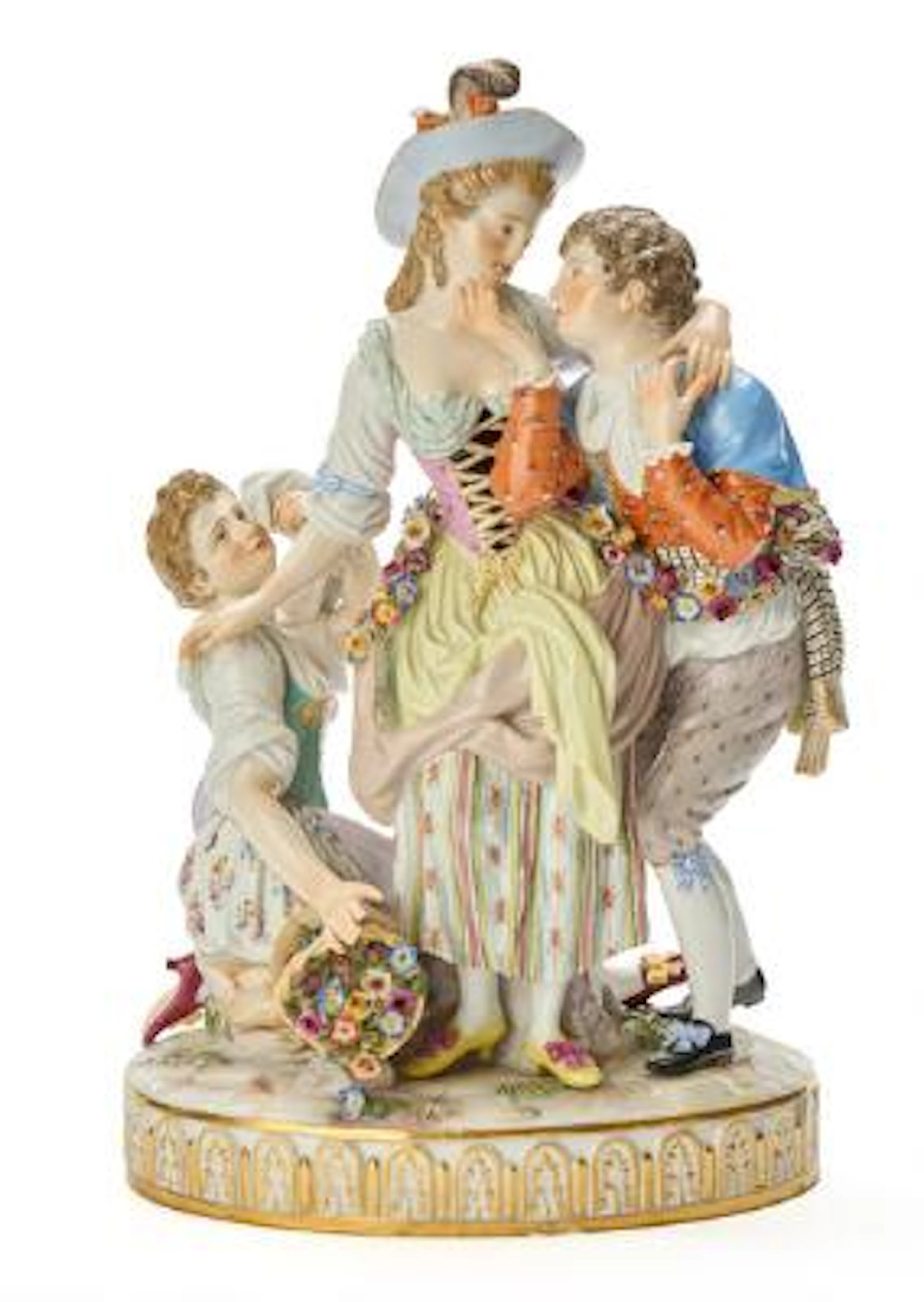 Meissen porcelain figure. Model J49 after J.C. Schönheit. The second