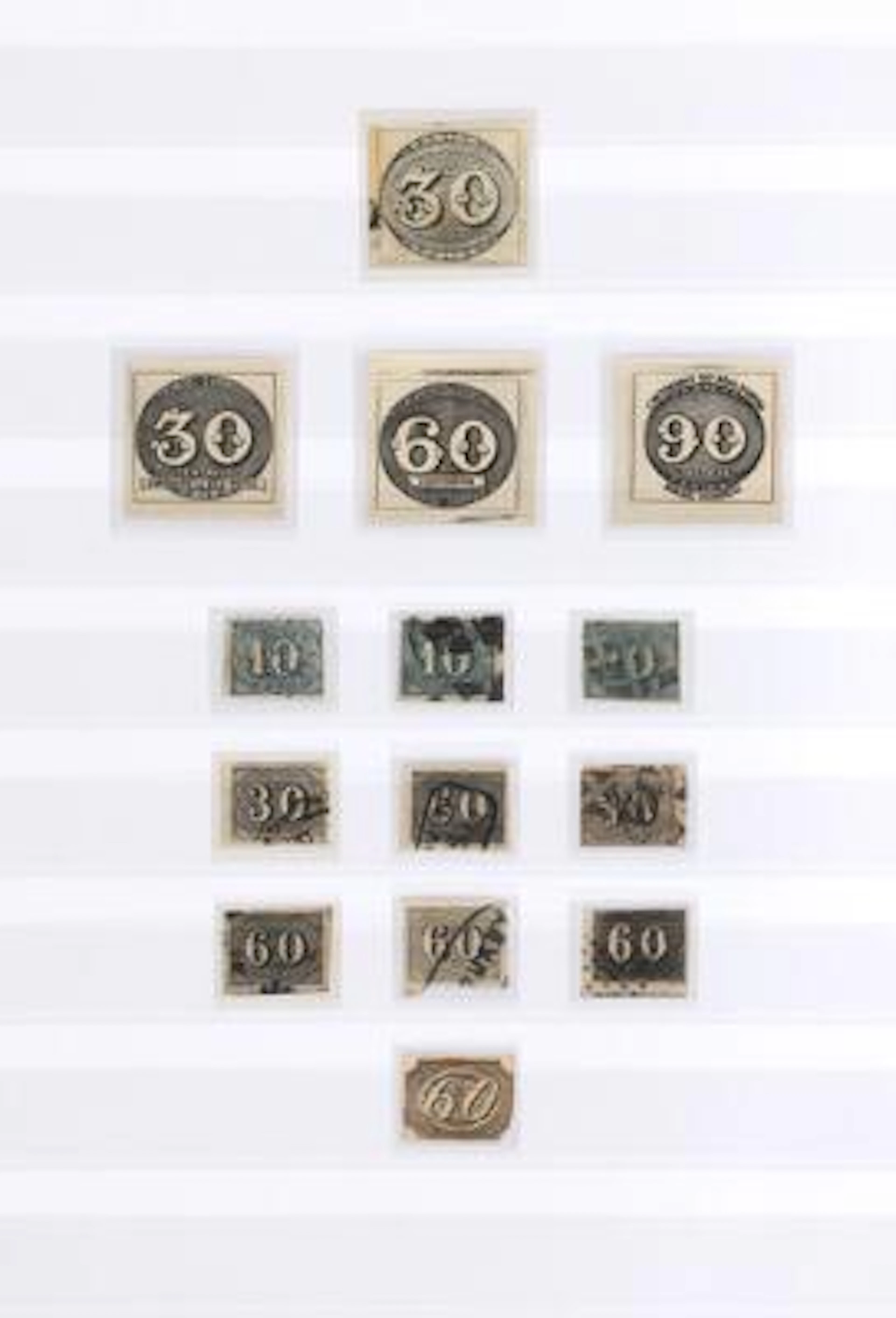 Brazil. Interesting collection in a stockbook with a 30r Ox Eye with