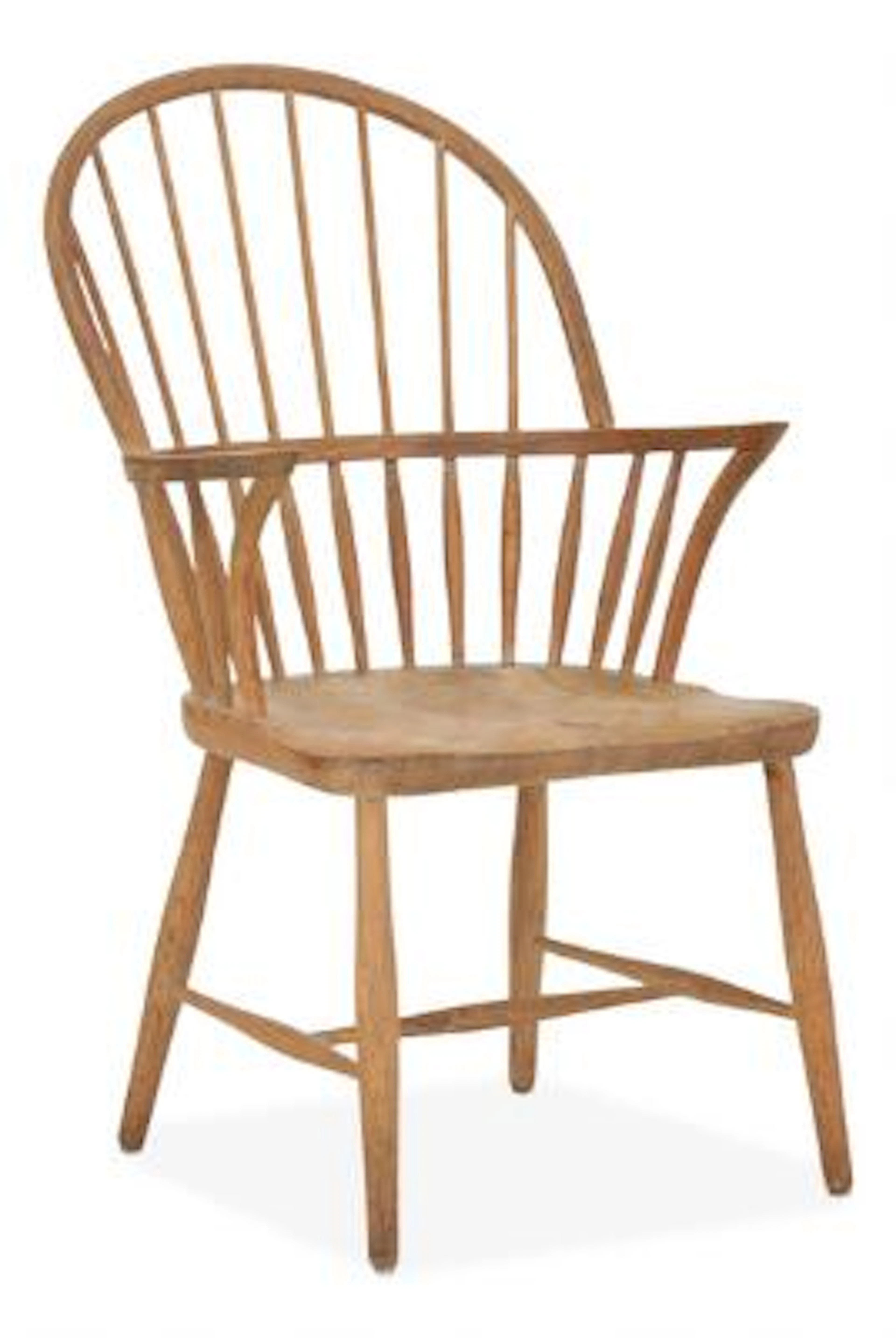 Frits Henningsen: “Windsor”. Oak armchair with vertical slats in back