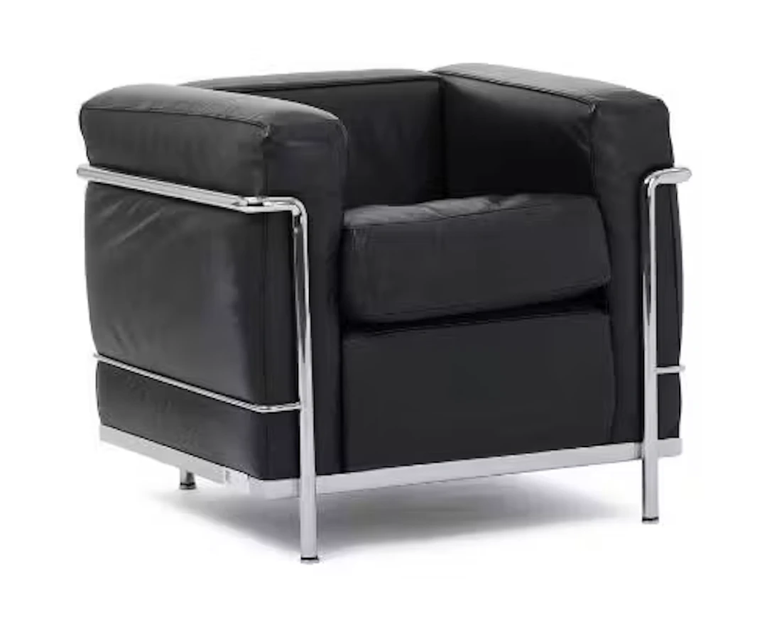 Le Corbusier, Charlotte Perriand, Pierre Jeanneret: “LC 2”. Easy chair