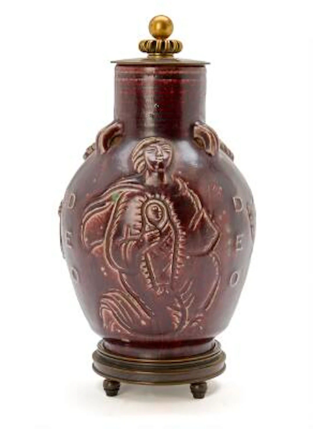 Jais Nielsen, Knud Andersen: "Virgin Mary and Child". A stoneware