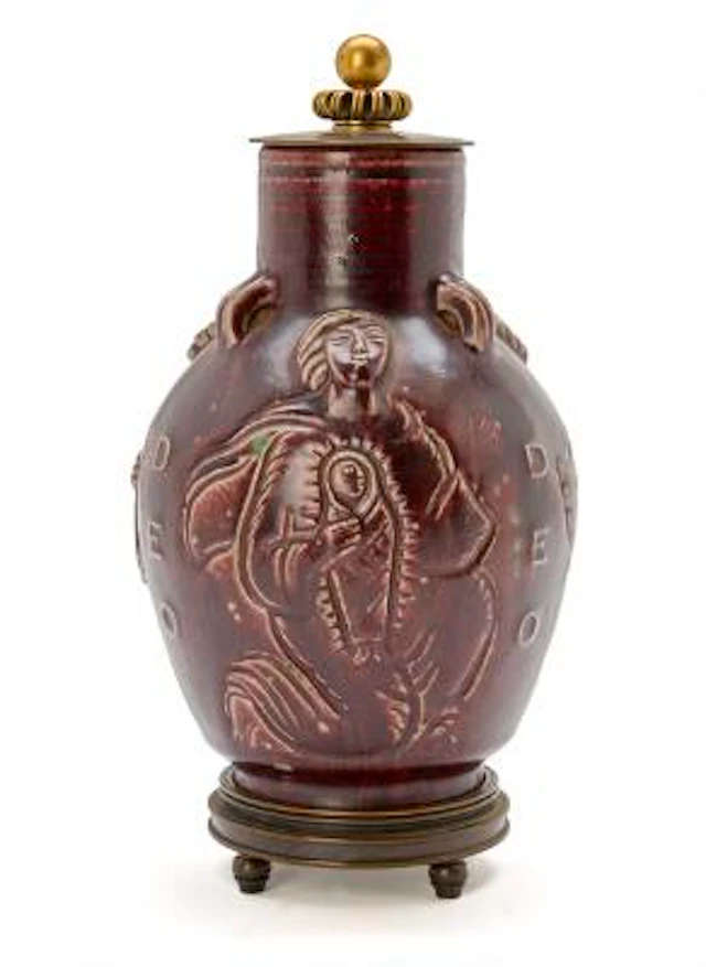 Jais Nielsen, Knud Andersen: "Virgin Mary and Child". A stoneware