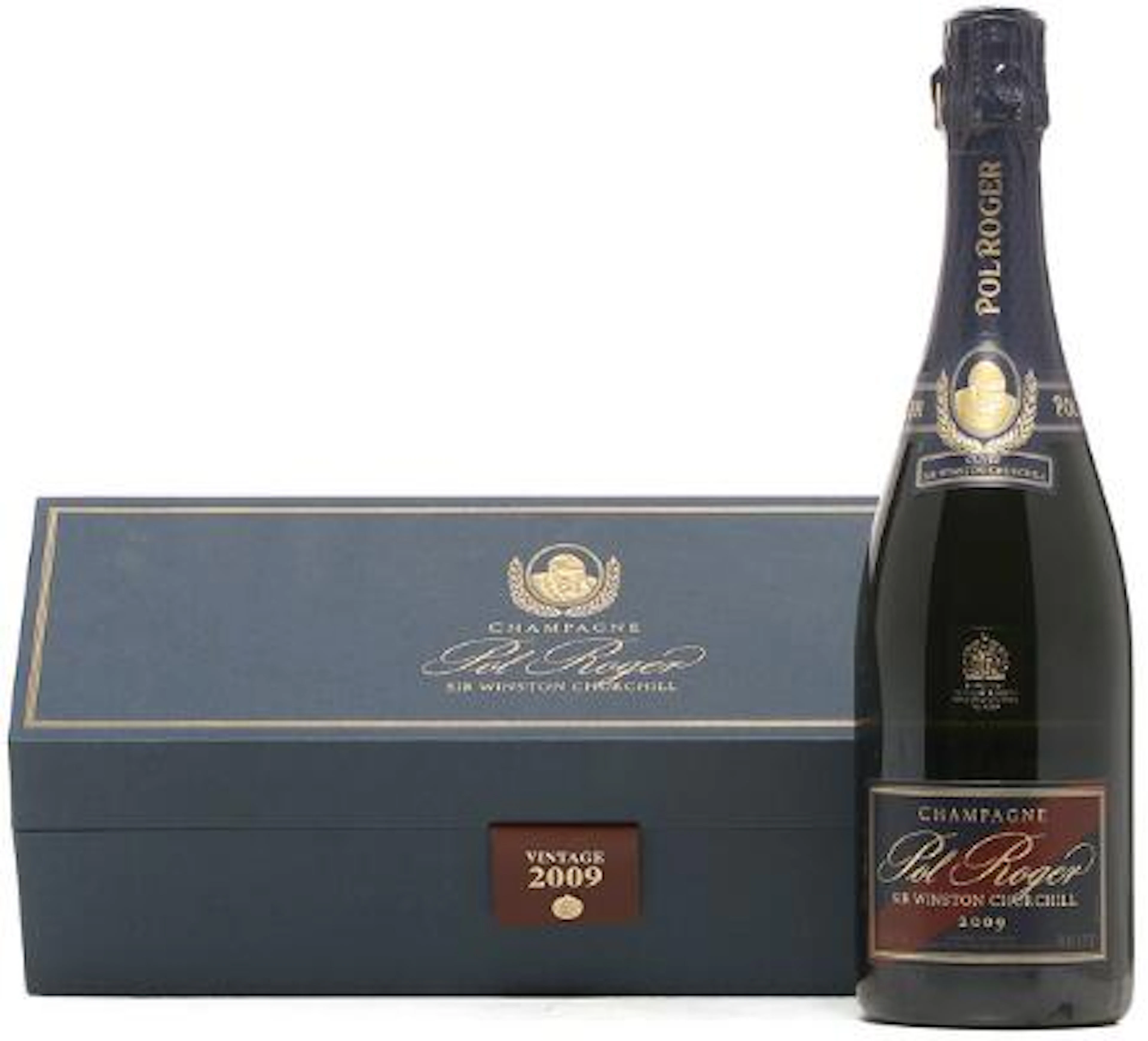 6 bts. Champagne "Cuvée Sir Winston Churchill", Pol Roger 2009 A (hf/in).