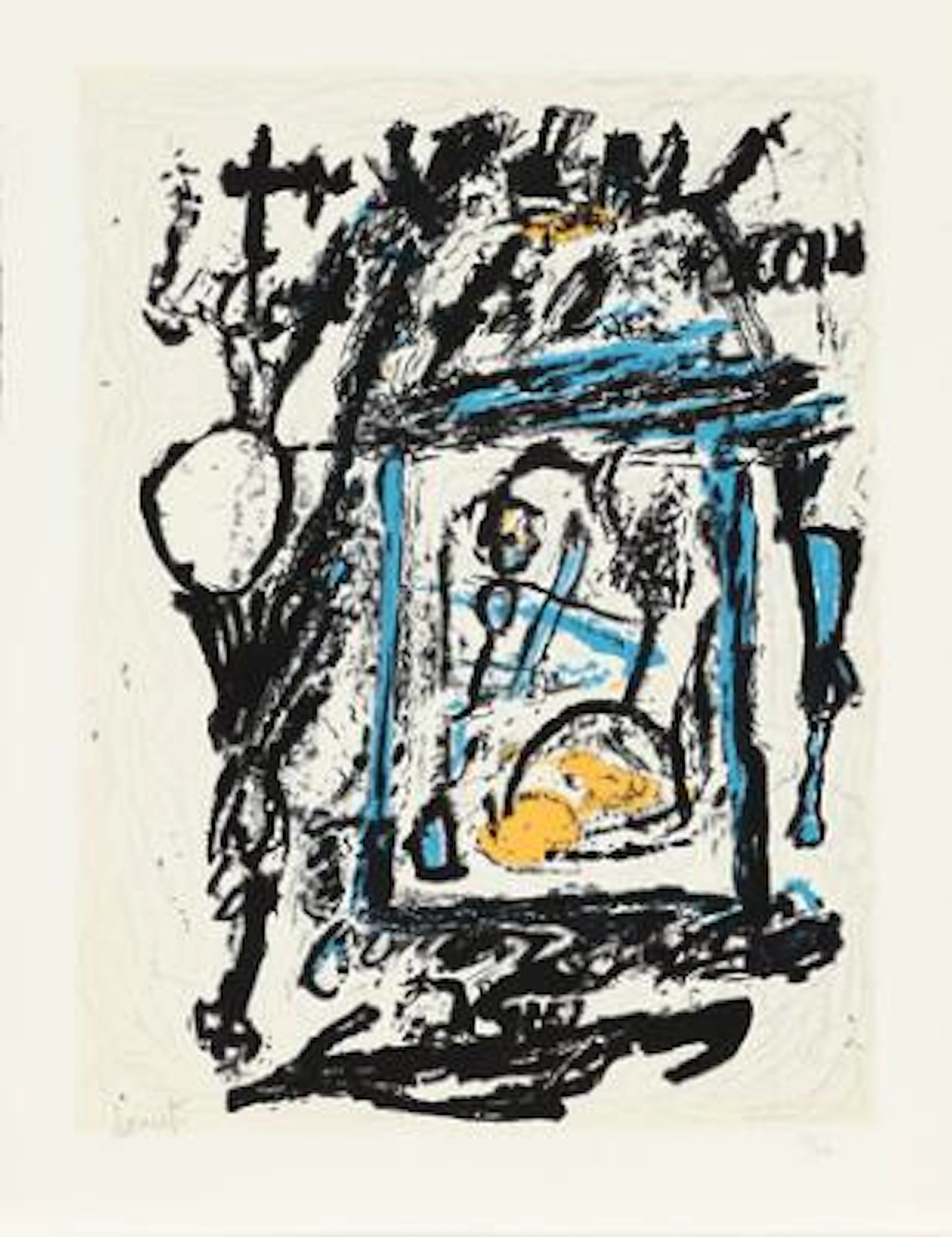 Jacques Doucet: “Croisée familiale”, 1989. Signed Doucet, 56/150.