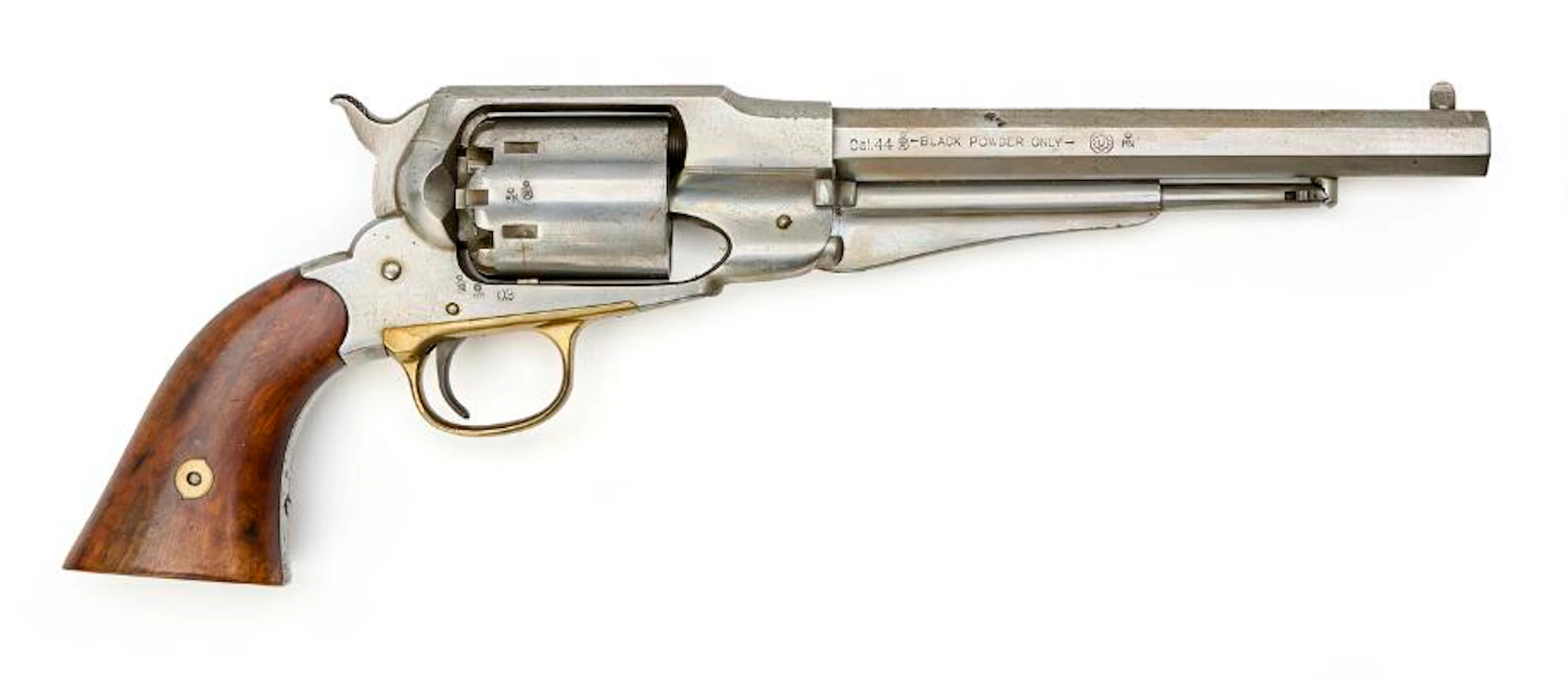 Replica of a Remington M/1858, serial no. 31989, in .44 caliber. –