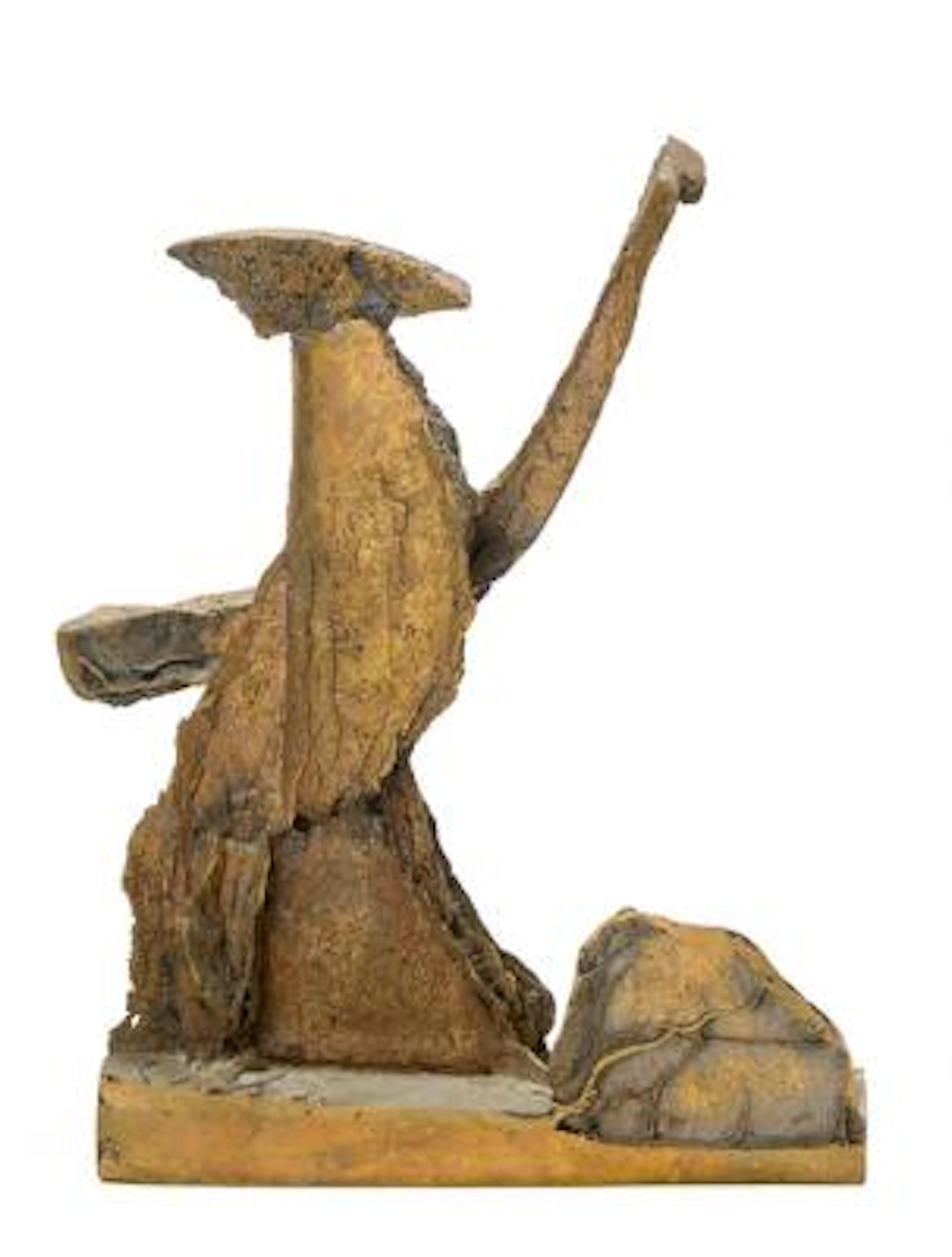 Jørgen Flemmer: Untitled. Signed under the base. Bronze. 34x25x13