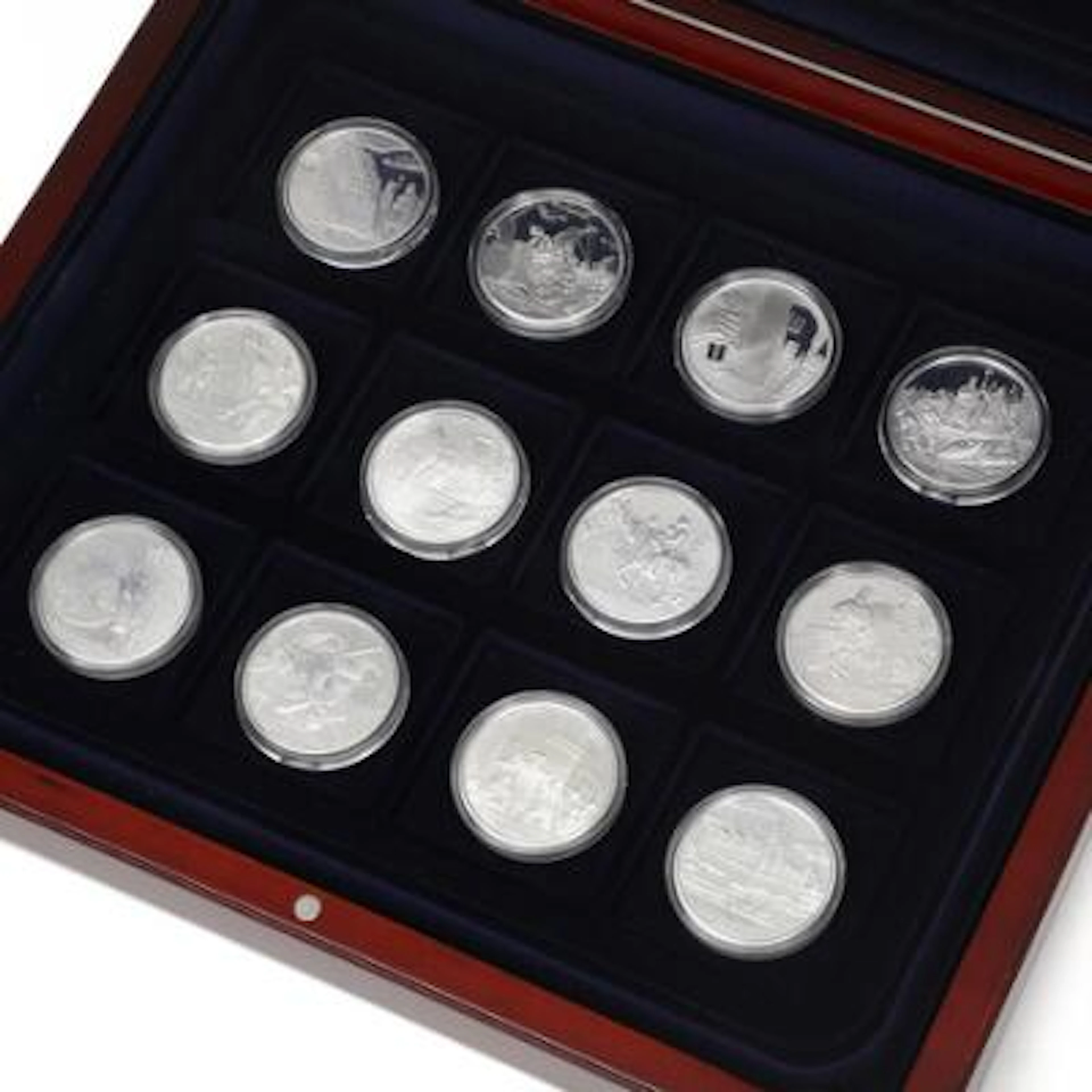 Margrethe II, collection of medals from the series "Danmarks Historie"