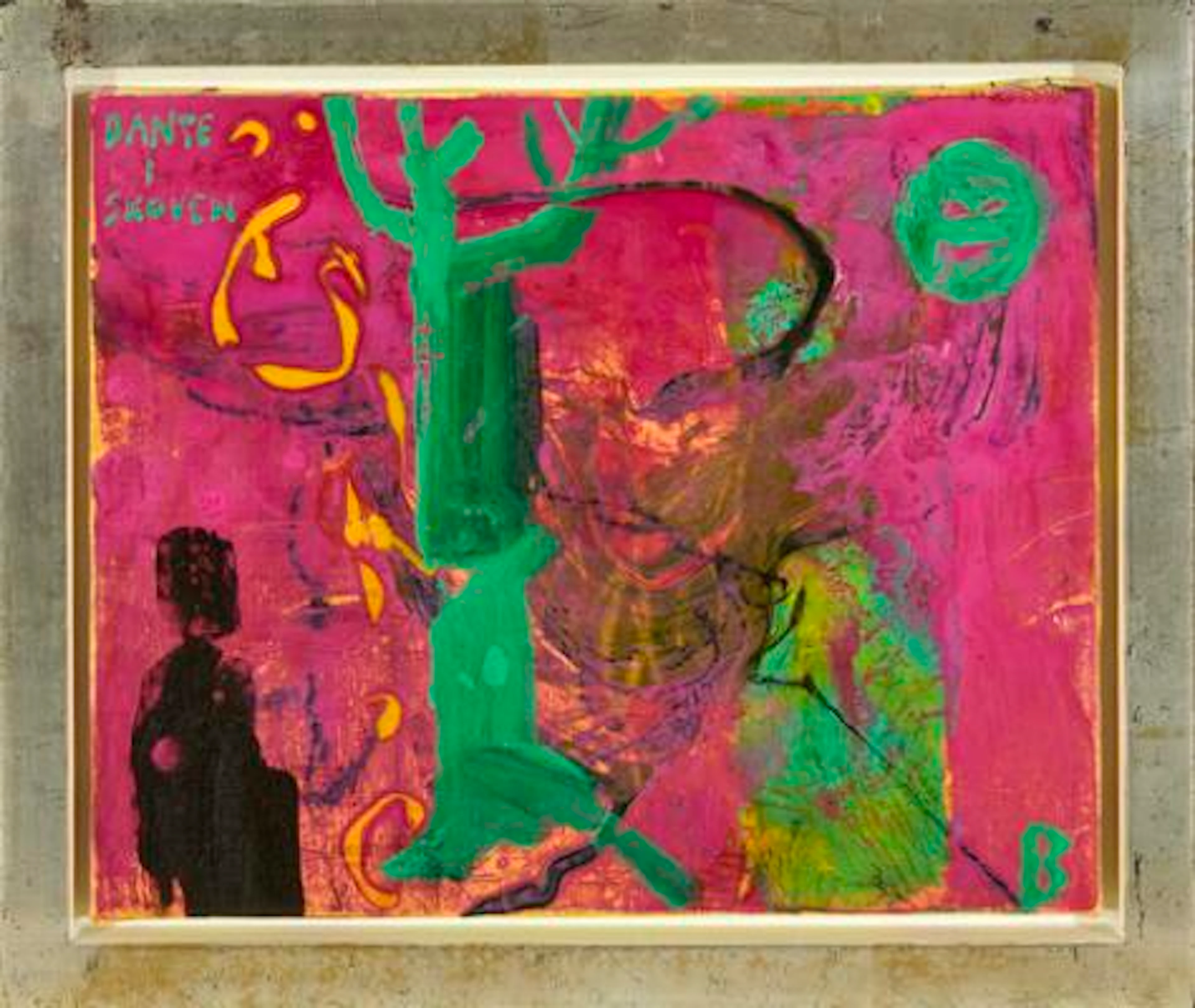 Jens Birkemose: "Dante i skoven", 1999. Signed B; signed and dated