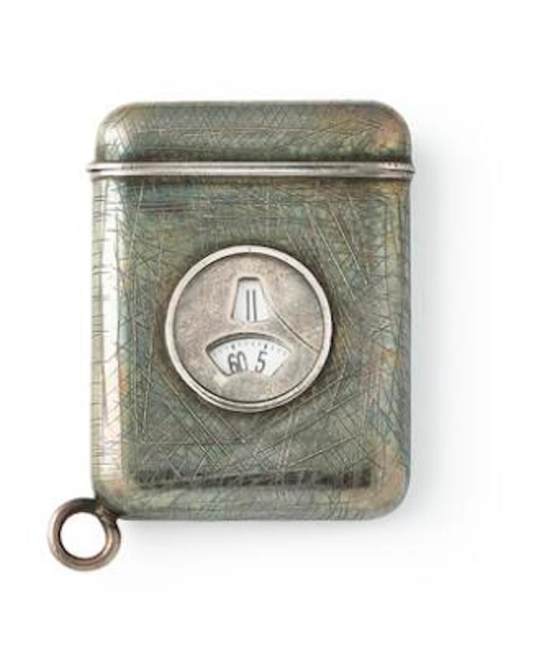 Clarté for Hermès: Pocket watch of silver. Model "Jump Hour". Mechanical