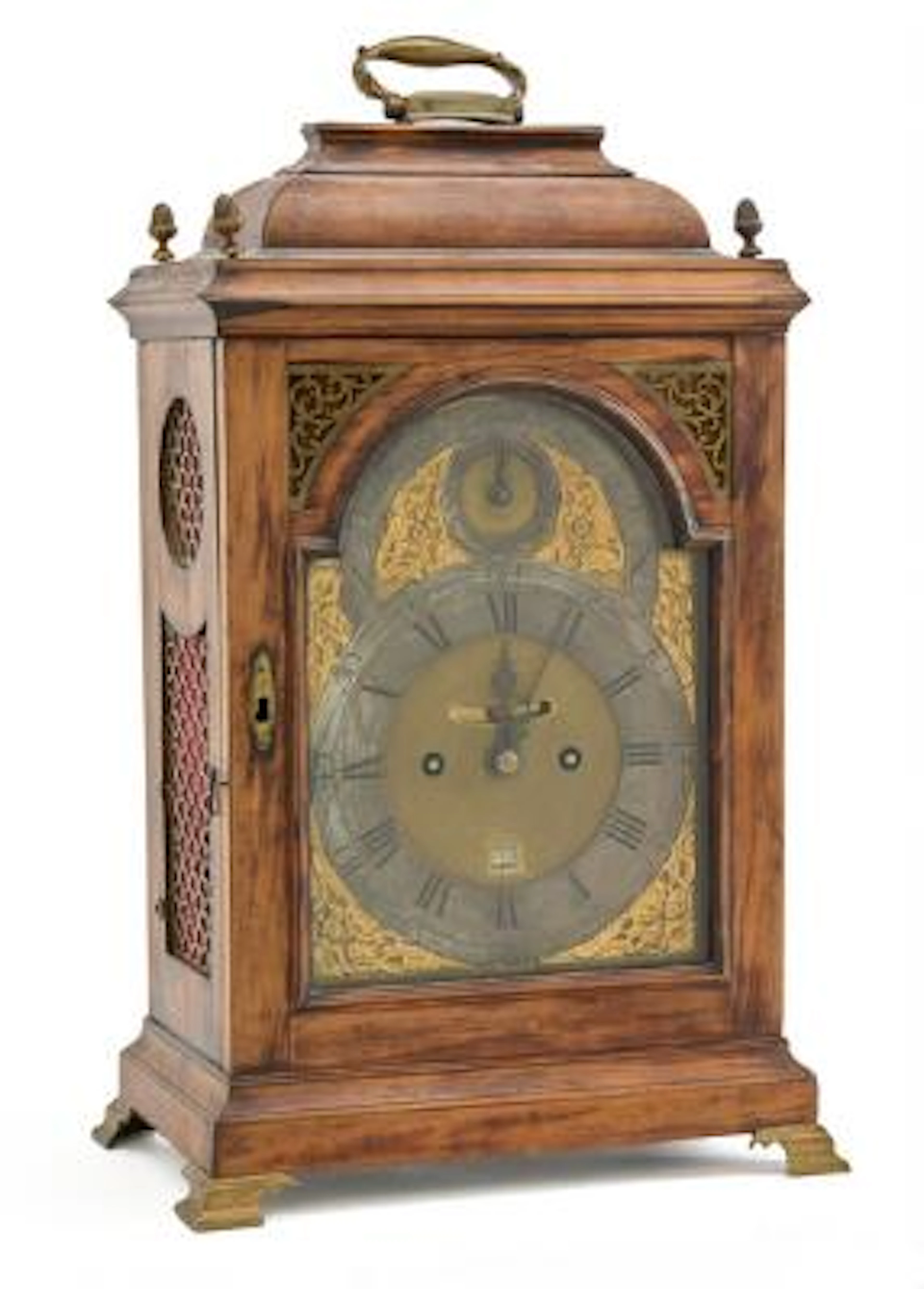 An English George III striking clock with chimes. Signed James Smith
