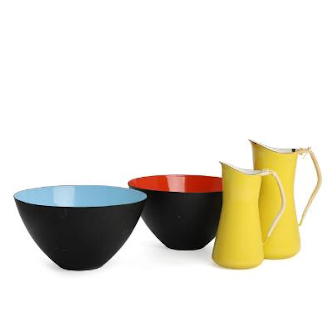 Herbert Krenchel, Harald Quistgaard: Two "Krenit" bowls and two pitchers