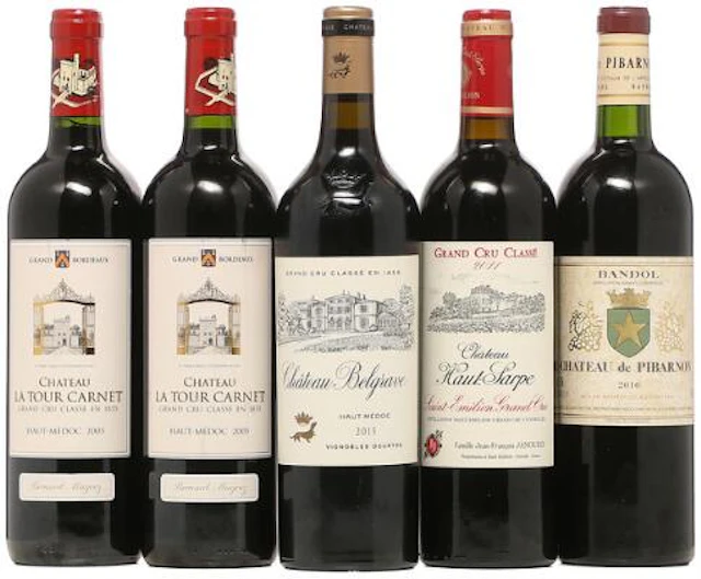 2 bts. Château La Tour Carnet, Saint - Laurent. 4. Cru Classé 2005