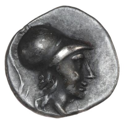 Ancient Greece, Caria, Kaunos, 166-150 BC AR-Hemidrachm, SNG. v. Aul.