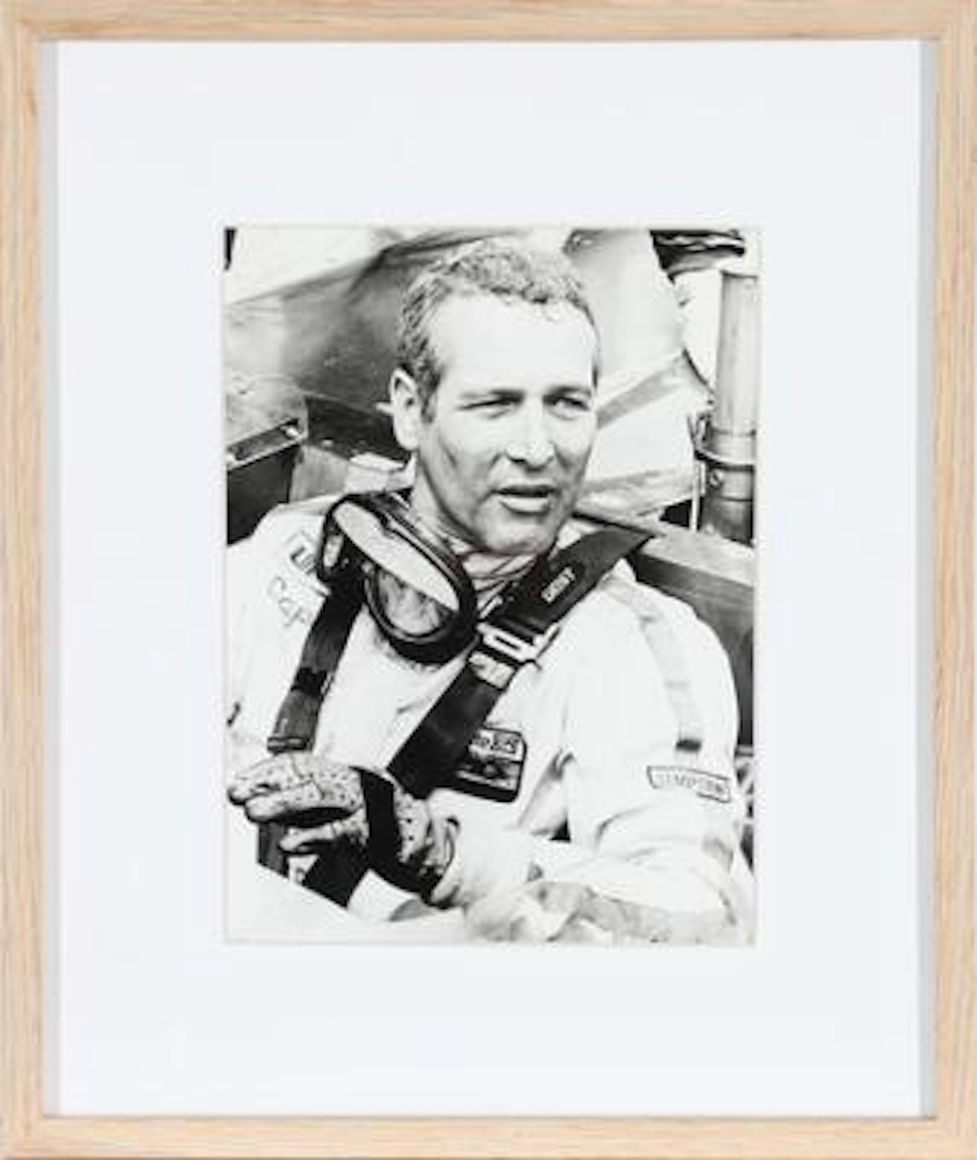 The American actor Paul Newman (1925–2008) at the Le Mans race in