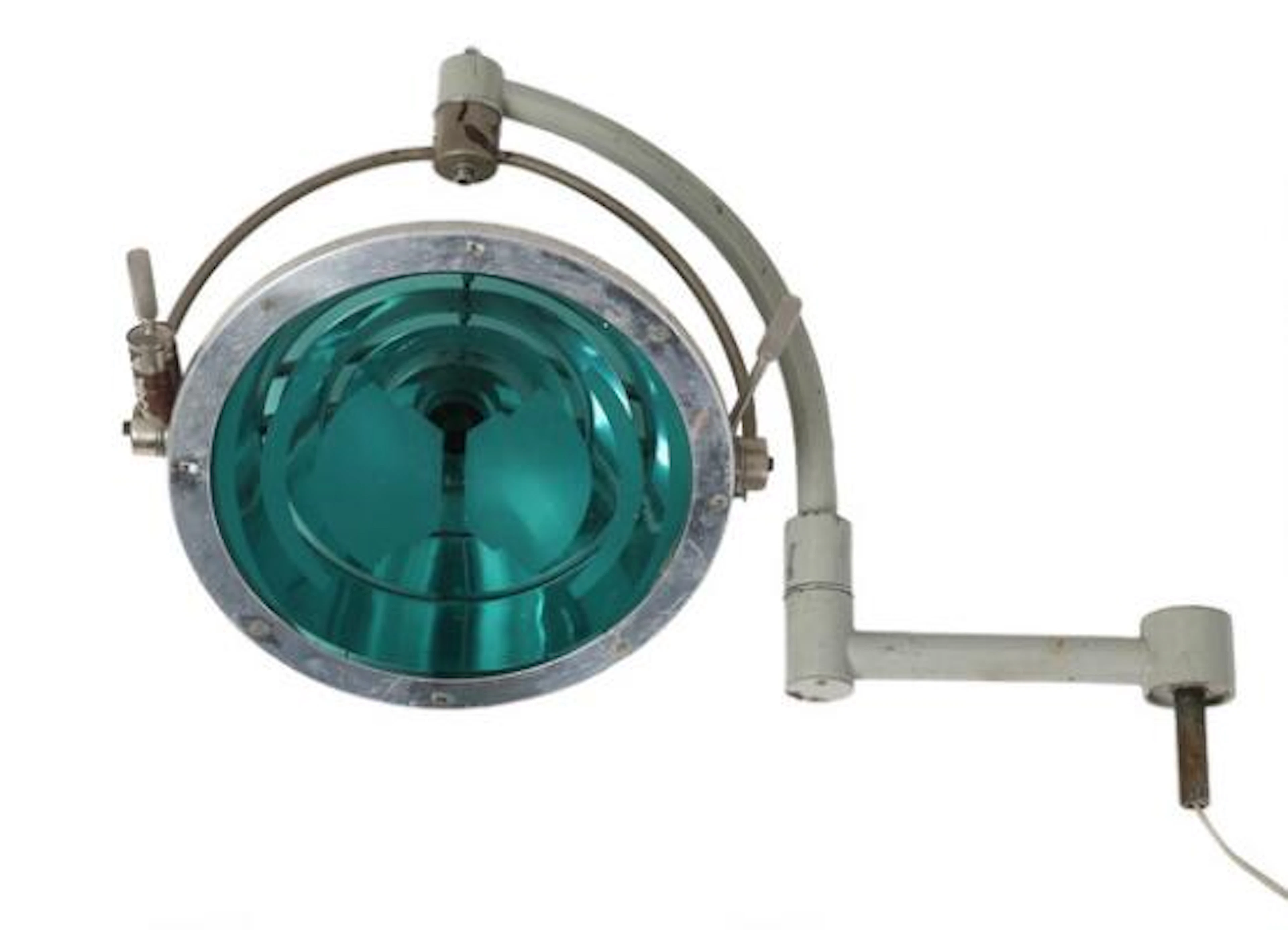 Poul Henningsen: "PH-Dental Lamp". Rare pendant with greylacquered