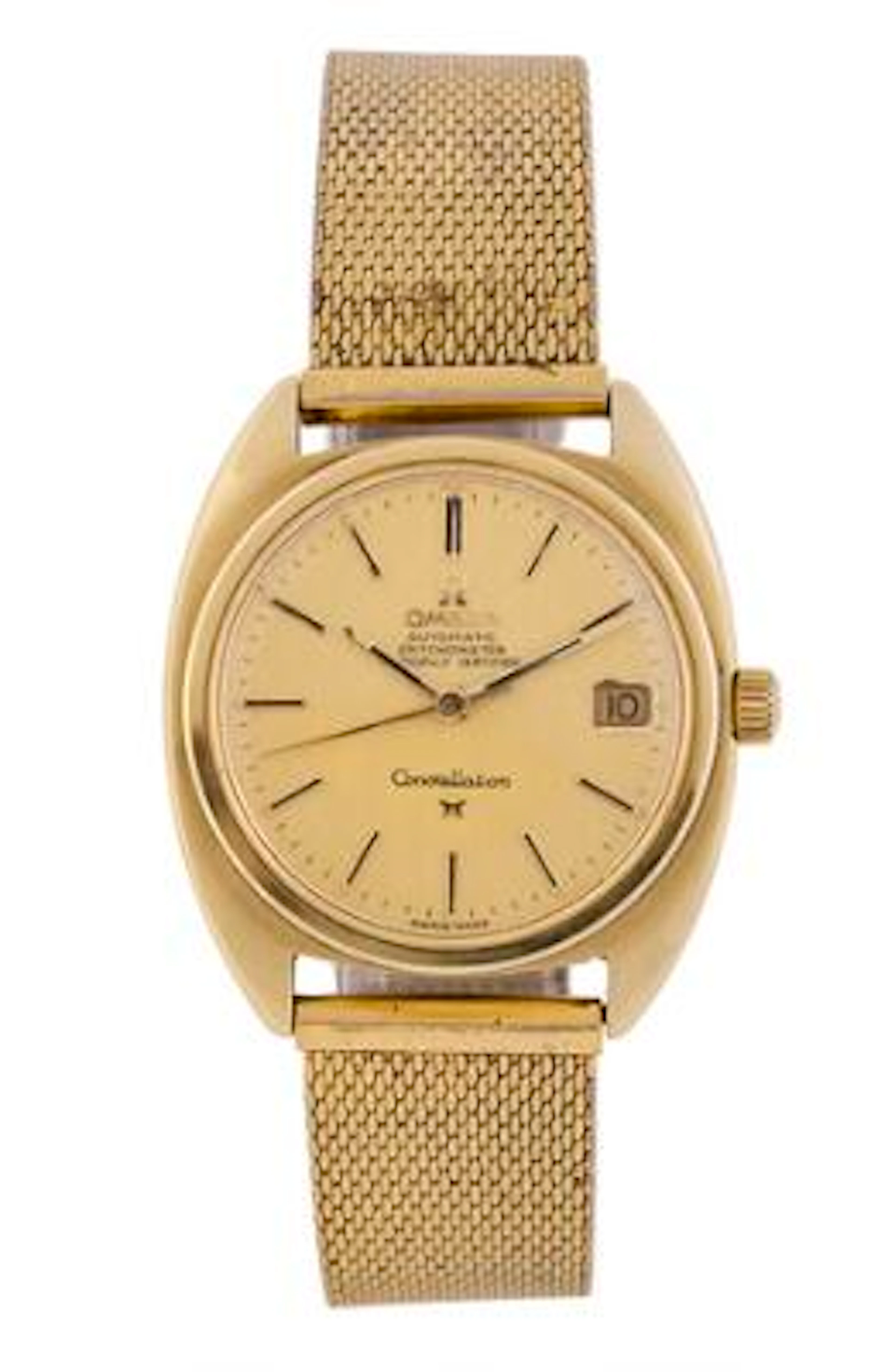 Omega: Constellation C-type of gilt steel, ref. 168.017. Mechanical