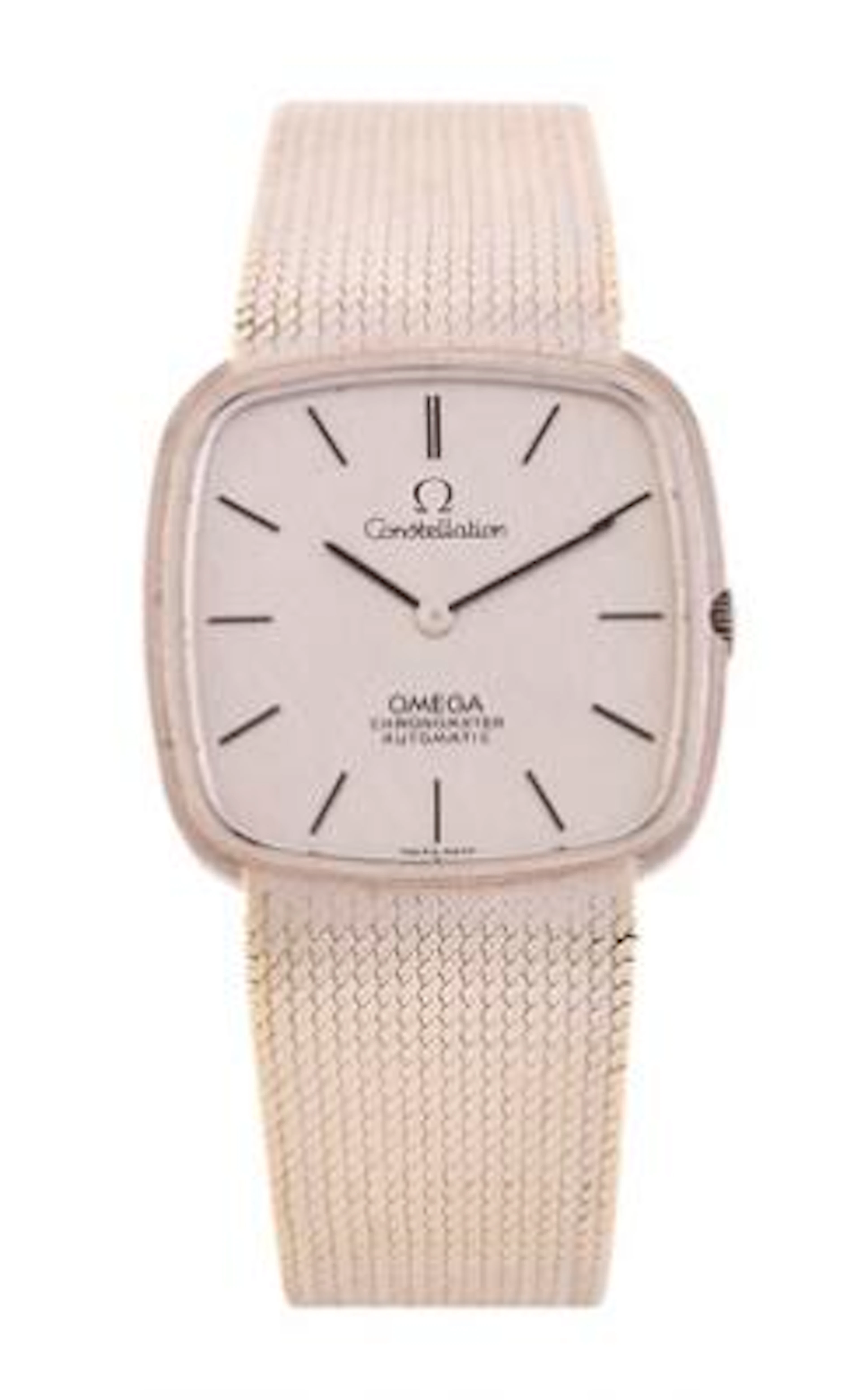 Omega: Constellation of 18k white gold, ref. 8299. Mechanical movement