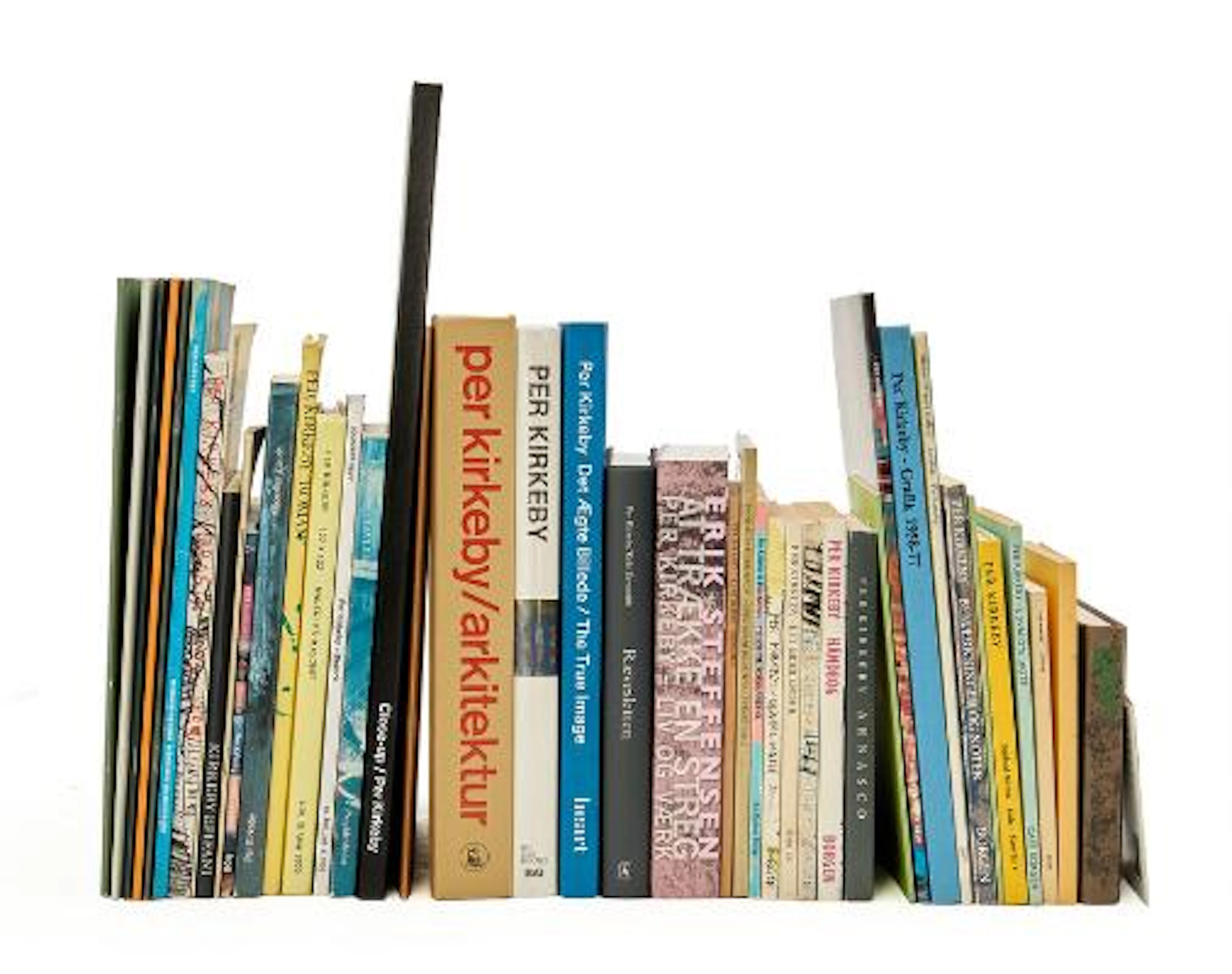 Library of the artist Per Kirkeby. A collection of books, exhibition
