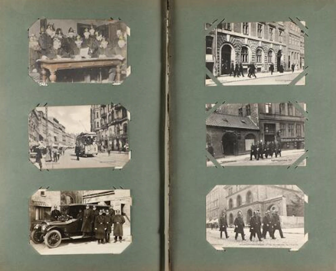 Postcards. Impressive coll. KØBENHAVN (old town) with ca. 495 old
