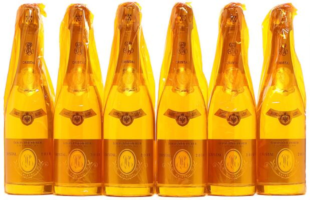 6 bts. Champagne "Cristal", Louis Roederer 2018 A (hf/in). – Bruun