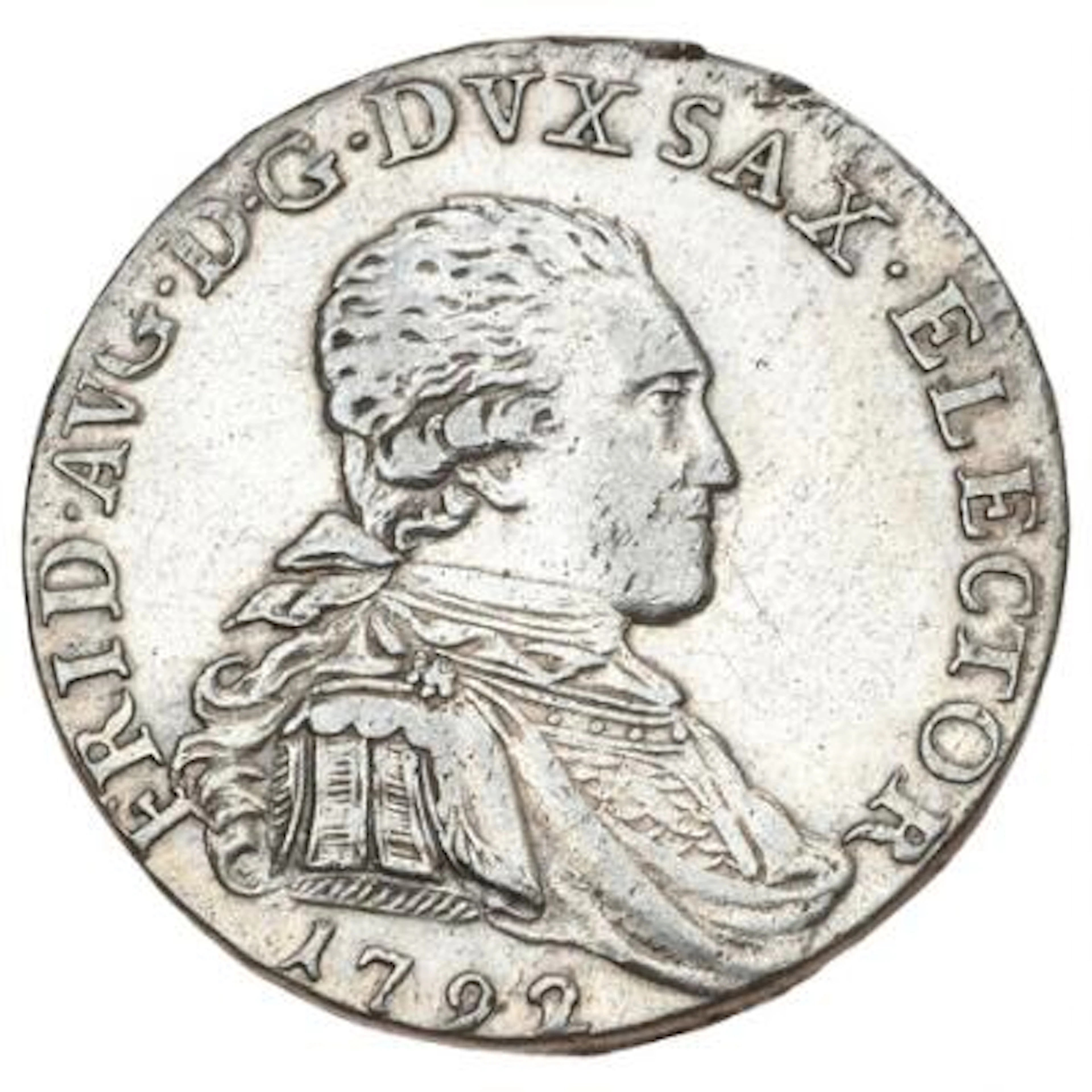 Germany, Saxony, Friedrich August III, 1/12 Thaler 1792, KM 1031 –